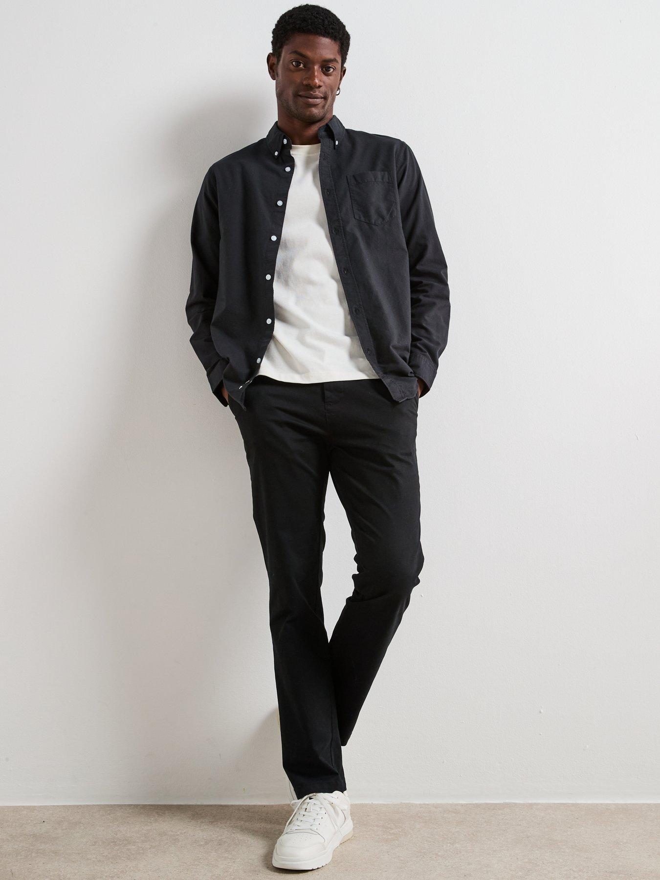 the-very-collection-long-sleeve-button-down-oxford-shirt-blackback