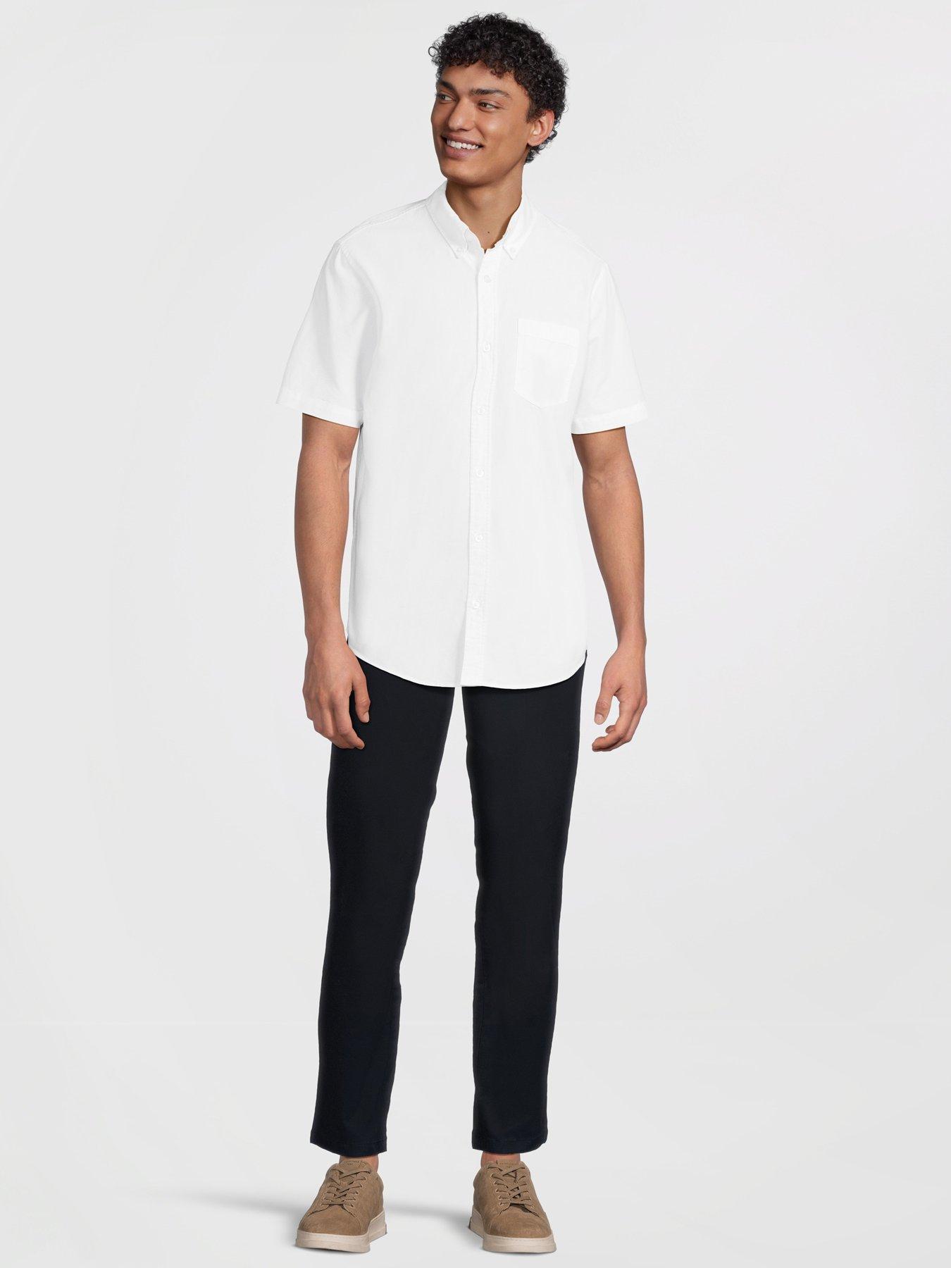 the-very-collection-2-pack-pure-cotton-short-sleeve-oxford-shirts-navydetail