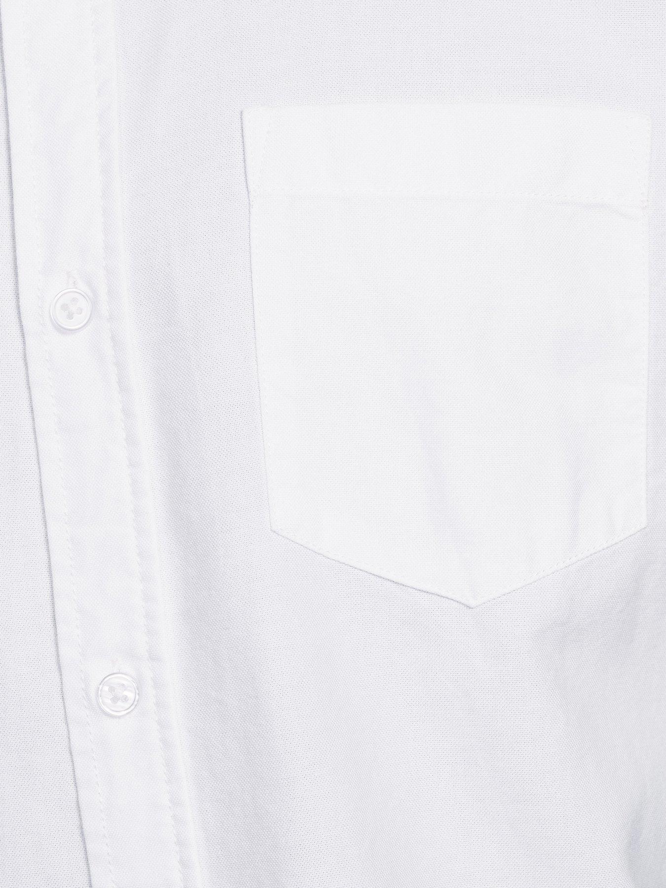 Image 6 of 6 of The Very Collection 2 Pack Pure Cotton Short Sleeve Oxford Shirts - Navy
