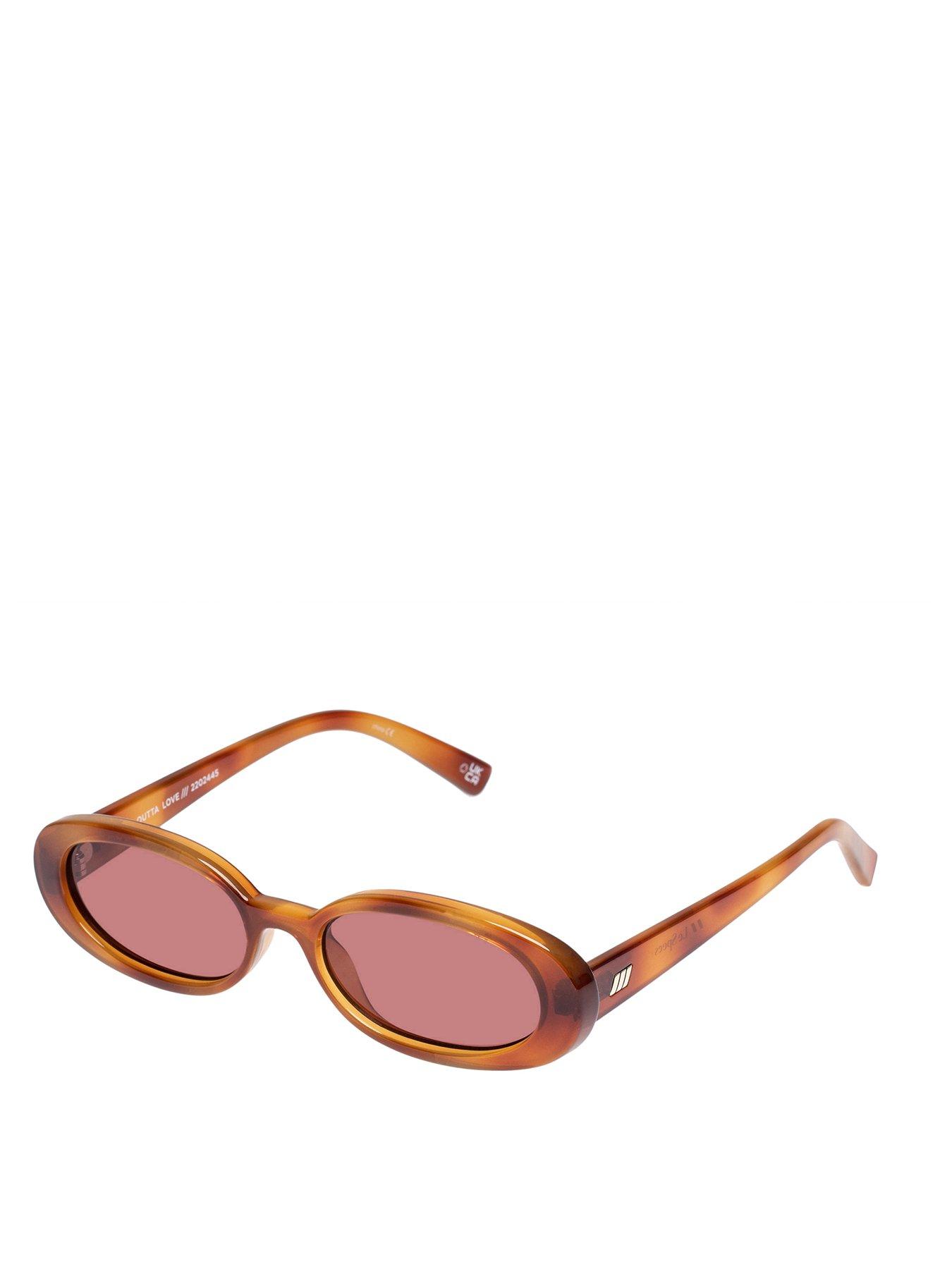 le-specs-outta-love-vintage-tort-sunglasses-brownstillFront