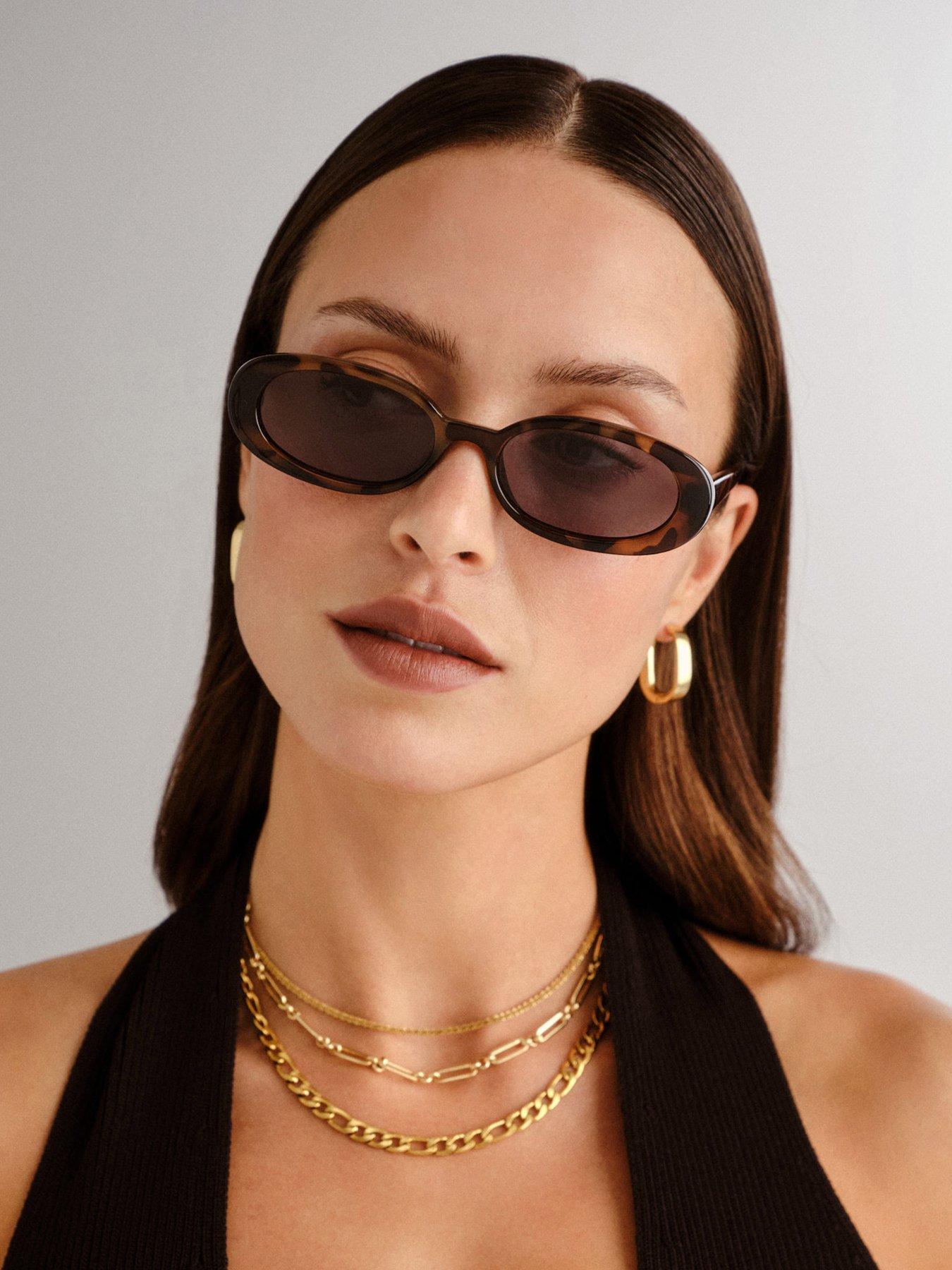 le-specs-outta-love-tort-sunglass-dark-brown