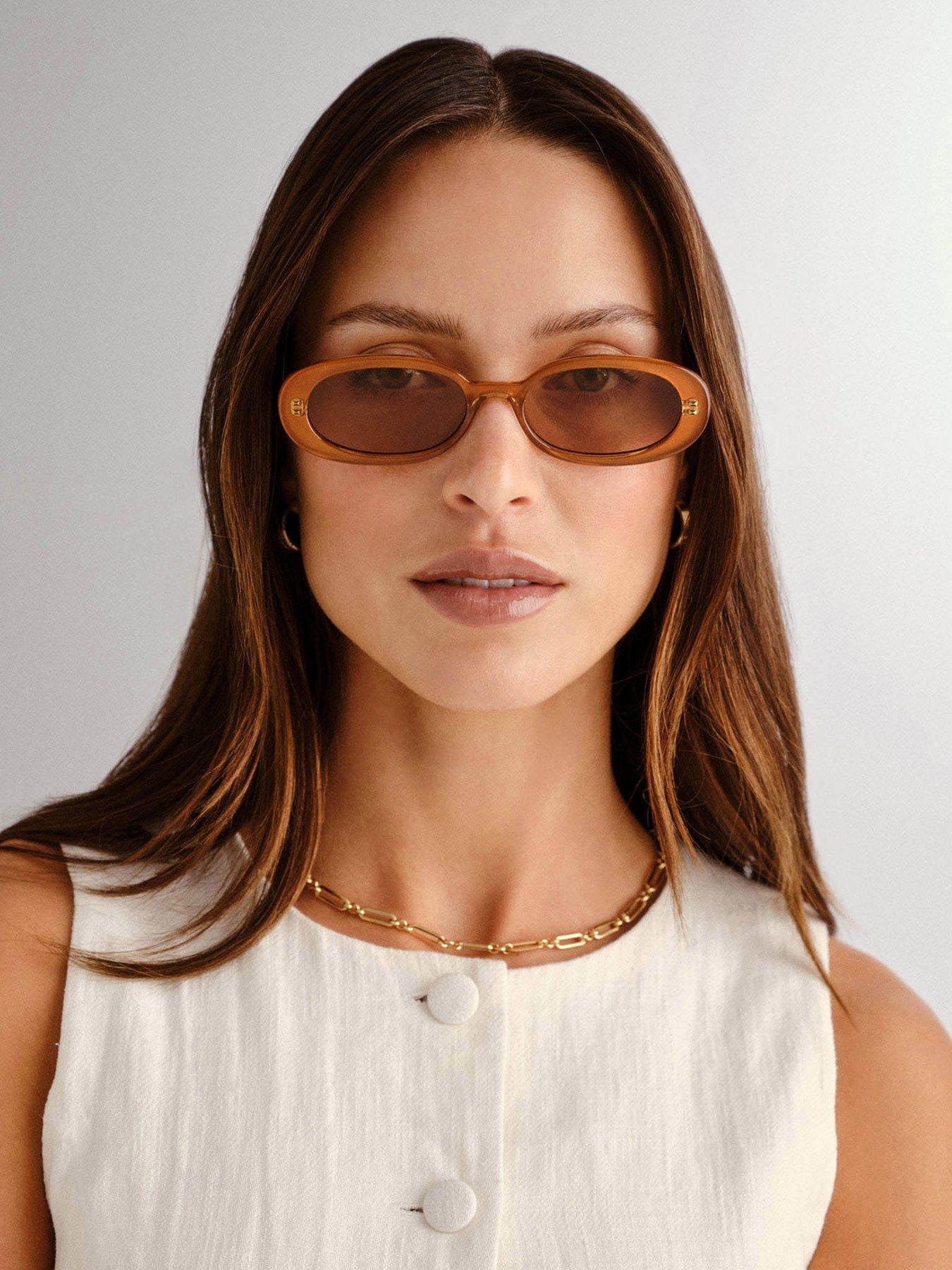 le-specs-outta-love-caramel-sunglasses-brown