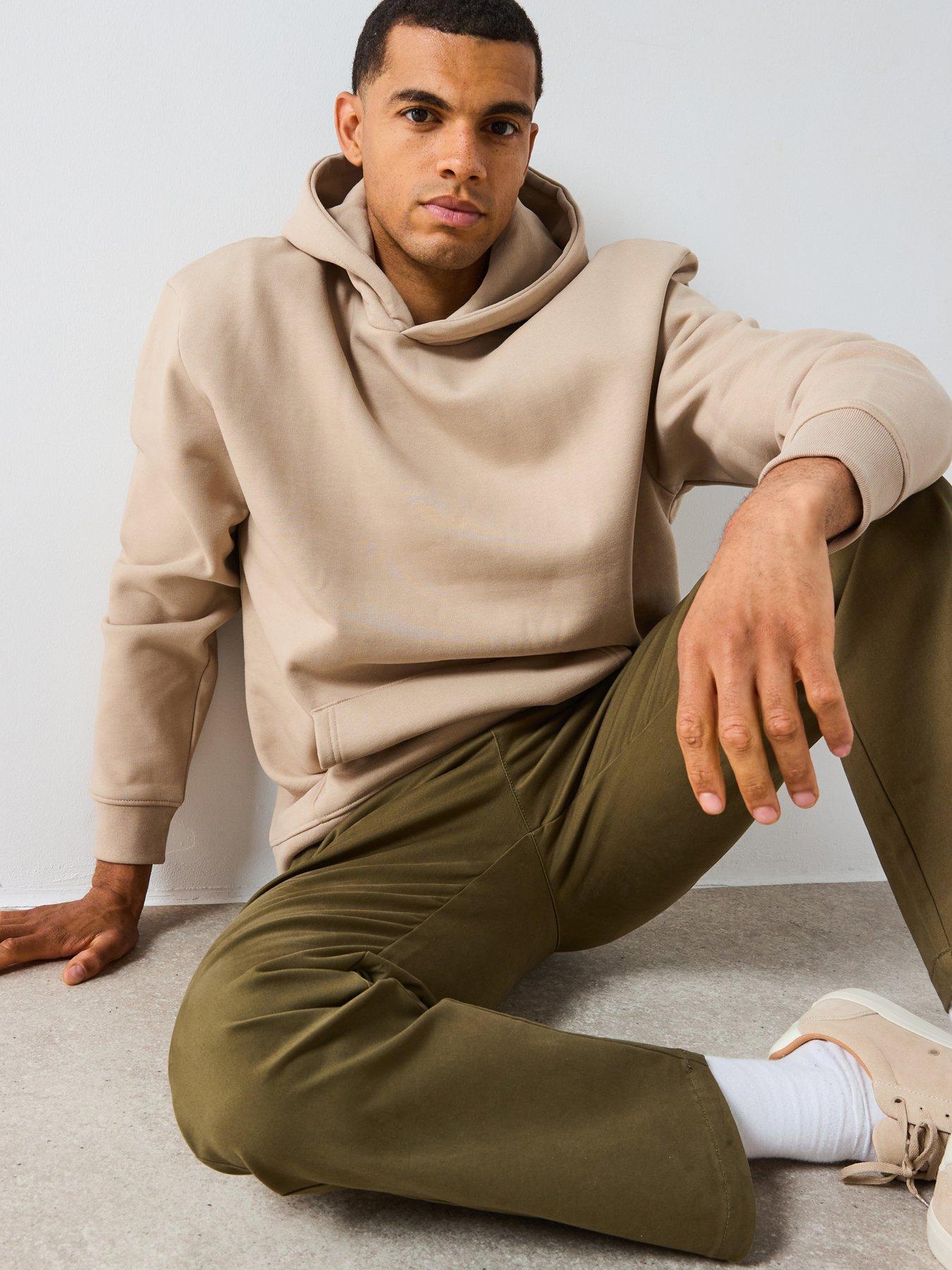 very-man-heavyweight-relaxed-fit-hoodie-beige