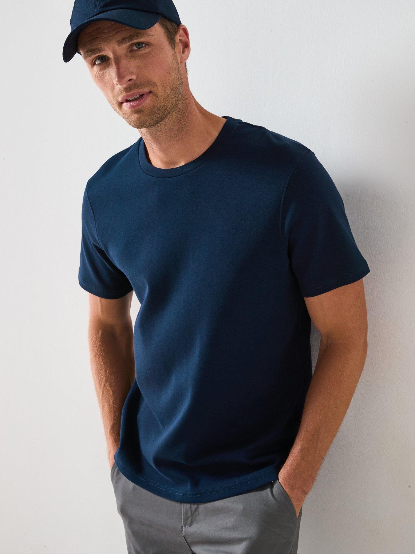 undefined Regular Fit Heavyweight T-Shirt - Navy