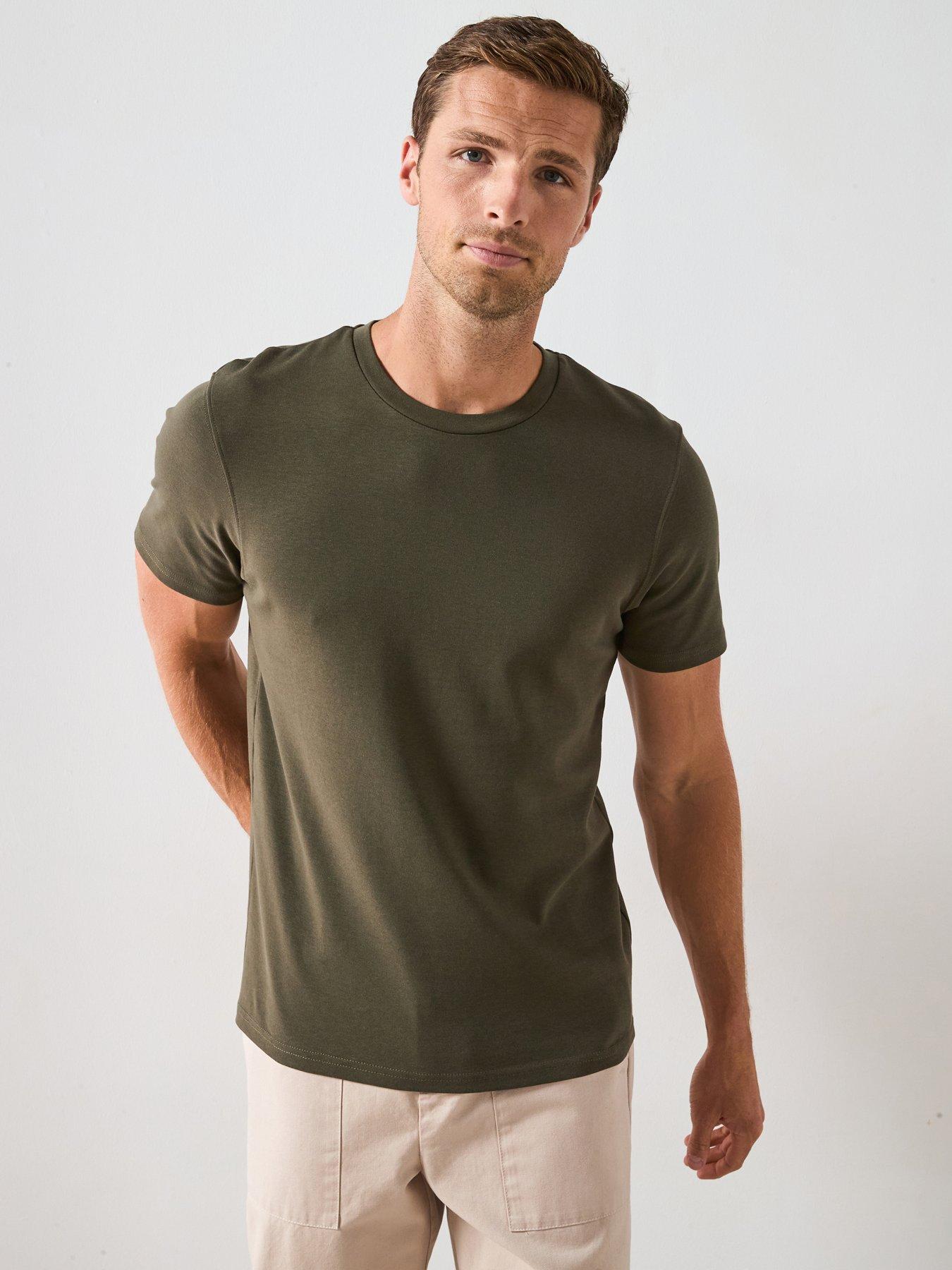 Very Man Regular Fit Heavyweight T-Shirt - Olive