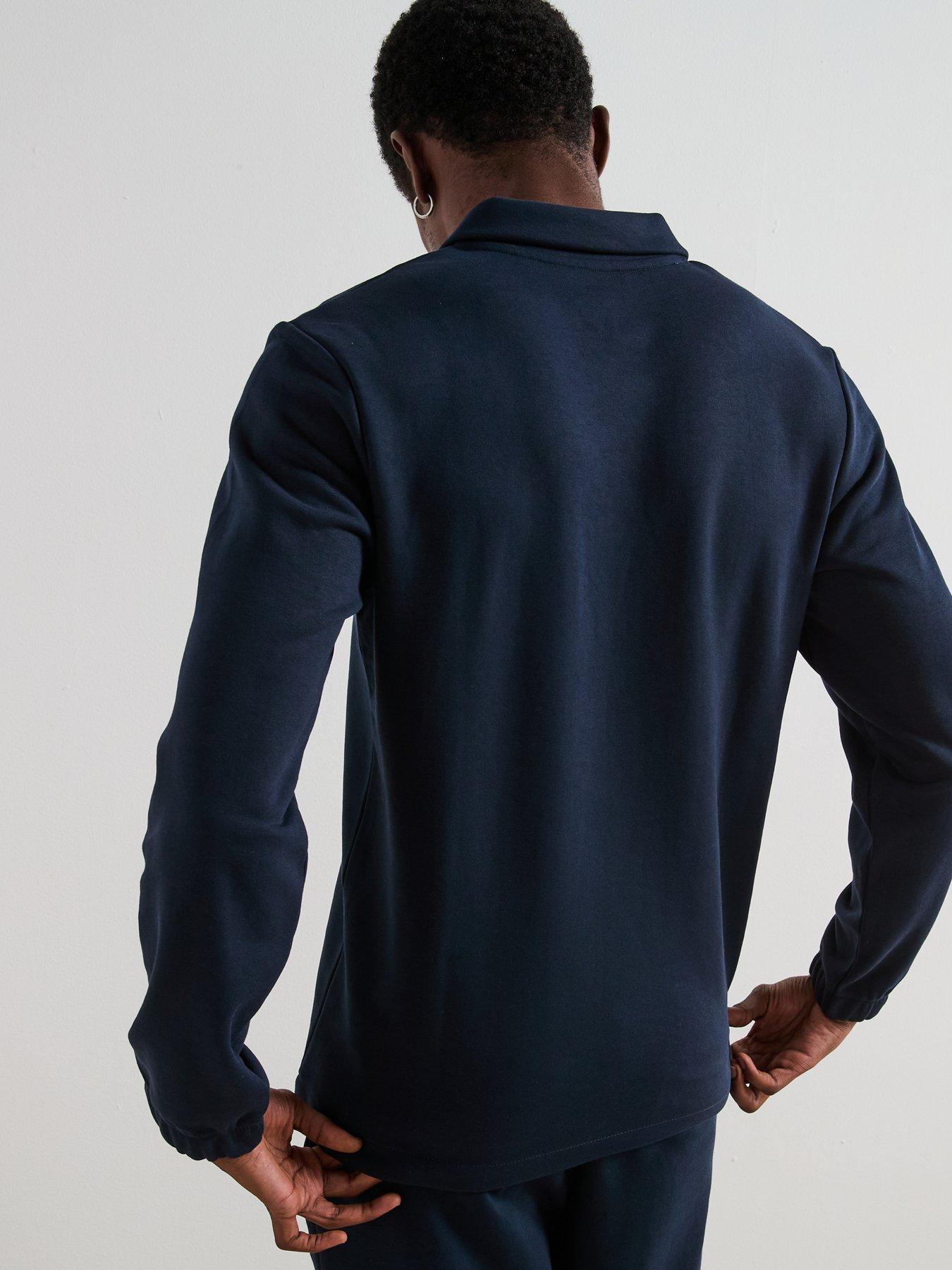 Image 2 of 6 of Very Man Heavyweight Trophy Neck Sweatshirt - Navy