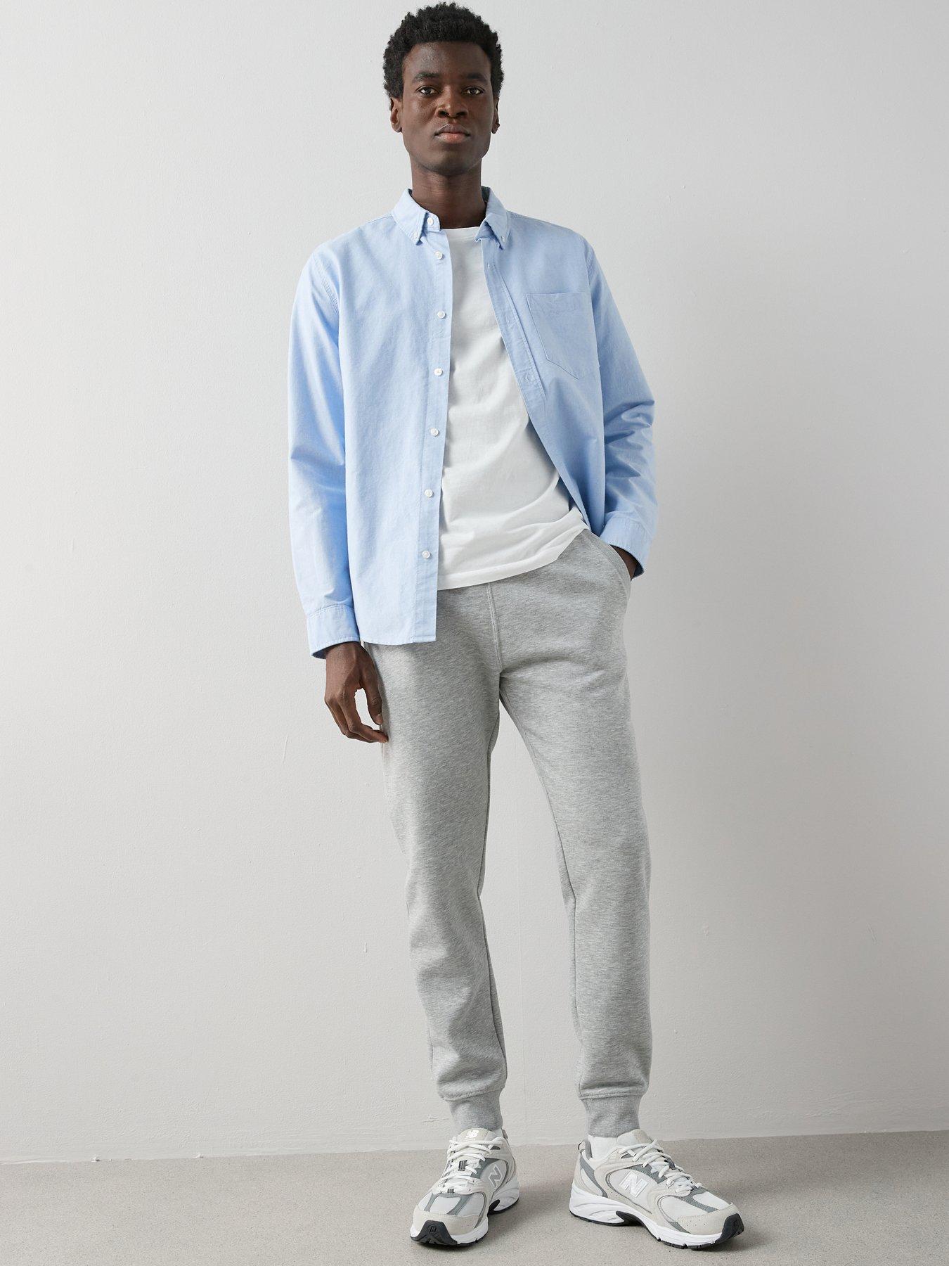 the-very-collection-cotton-blend-essential-jogger-grey-marl
