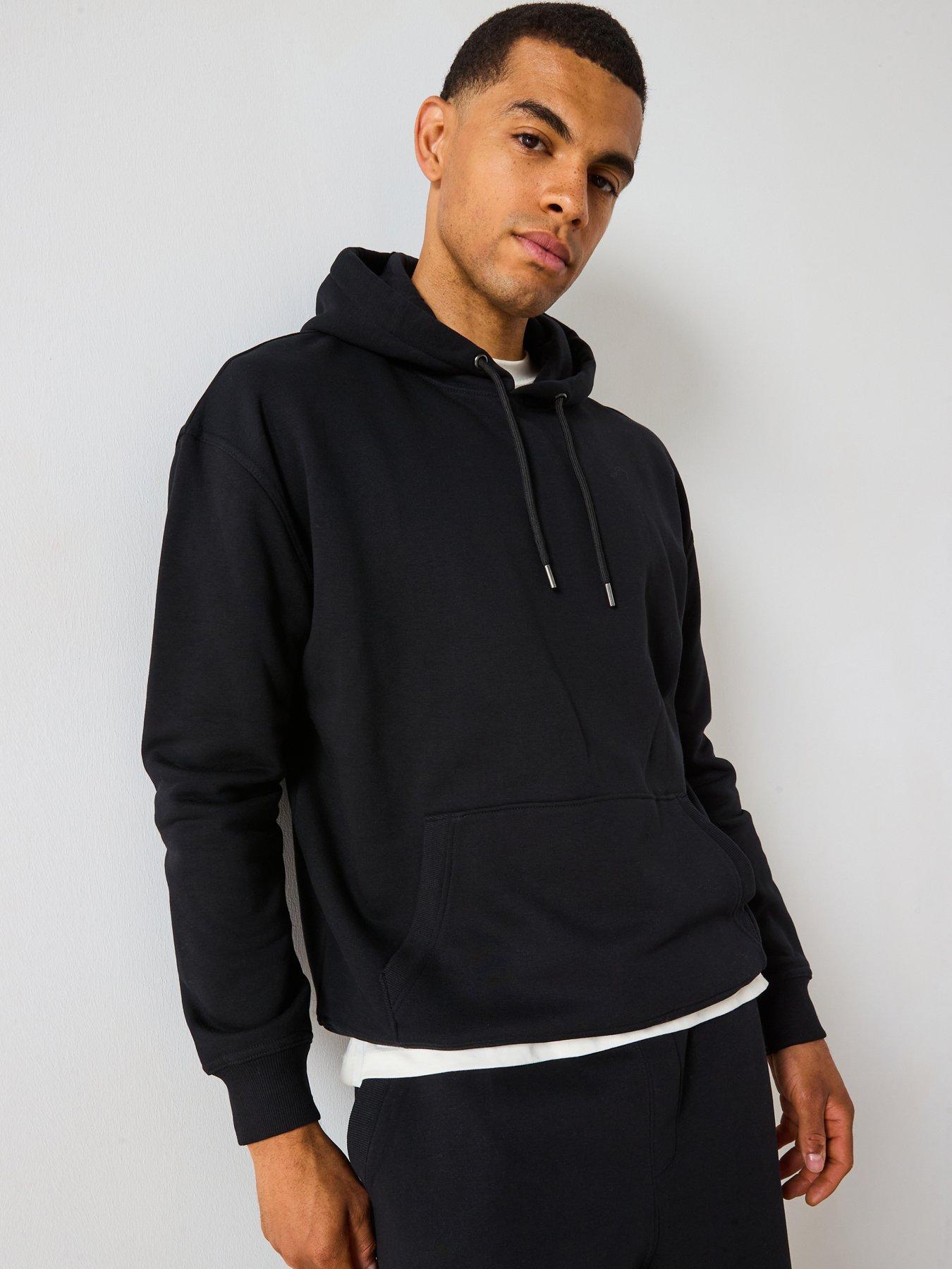 Very Man Essential Oversized Hoodie - Black