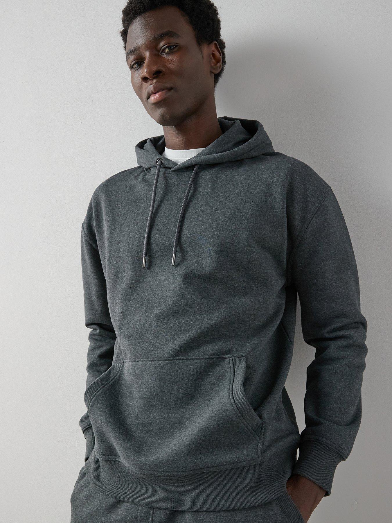 Image 1 of 6 of The Very Collection Essential Oversized Hoodie - Charcoal