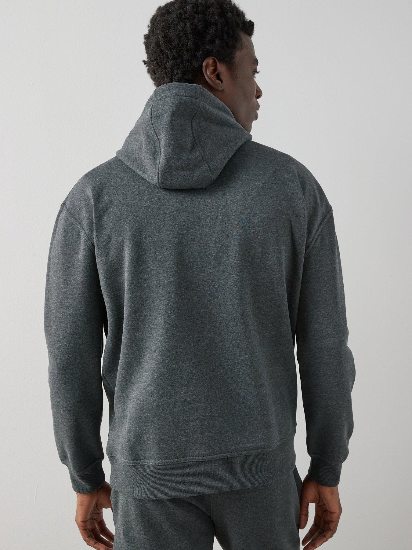 Image 2 of 6 of The Very Collection Essential Oversized Hoodie - Charcoal