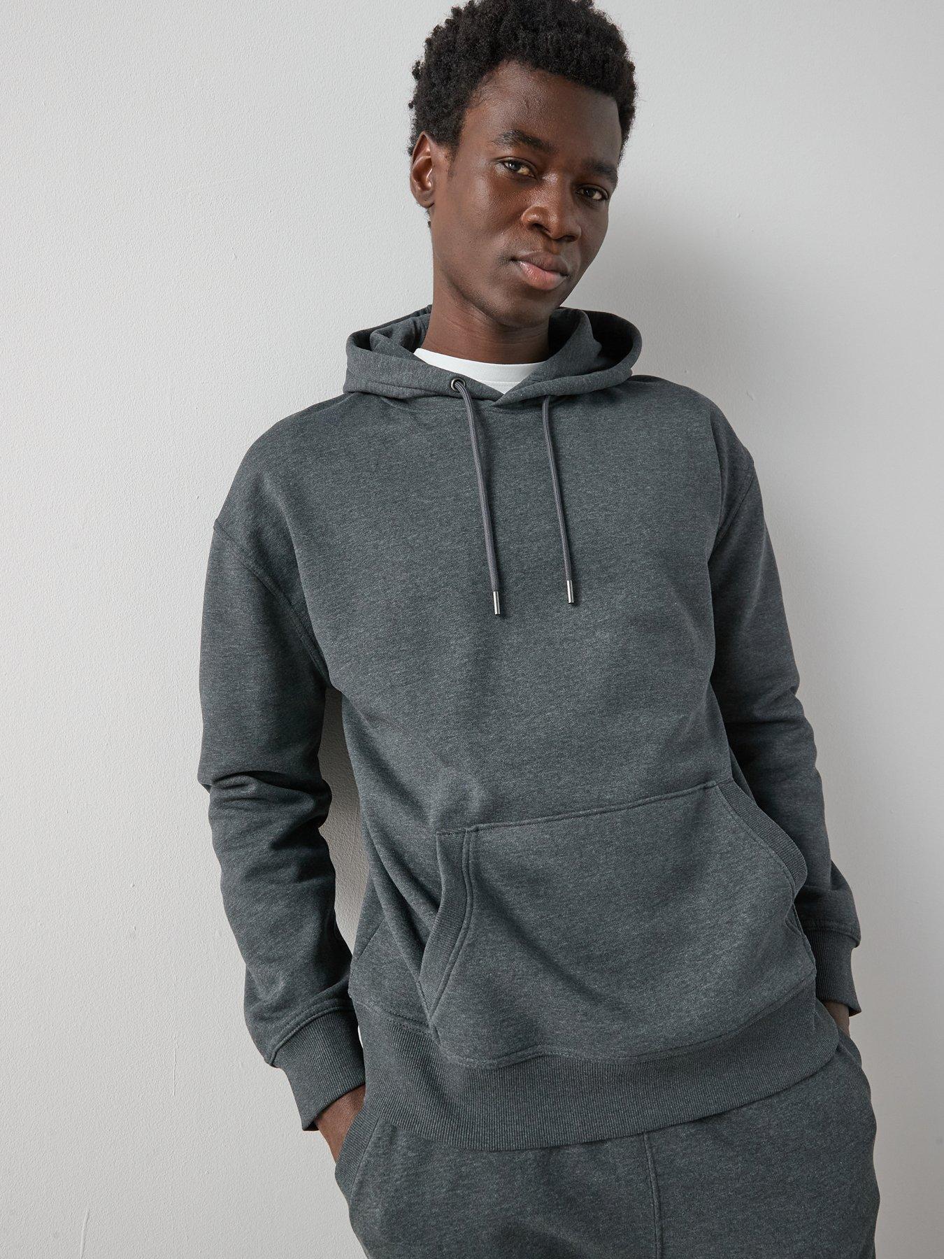 Image 4 of 6 of The Very Collection Essential Oversized Hoodie - Charcoal