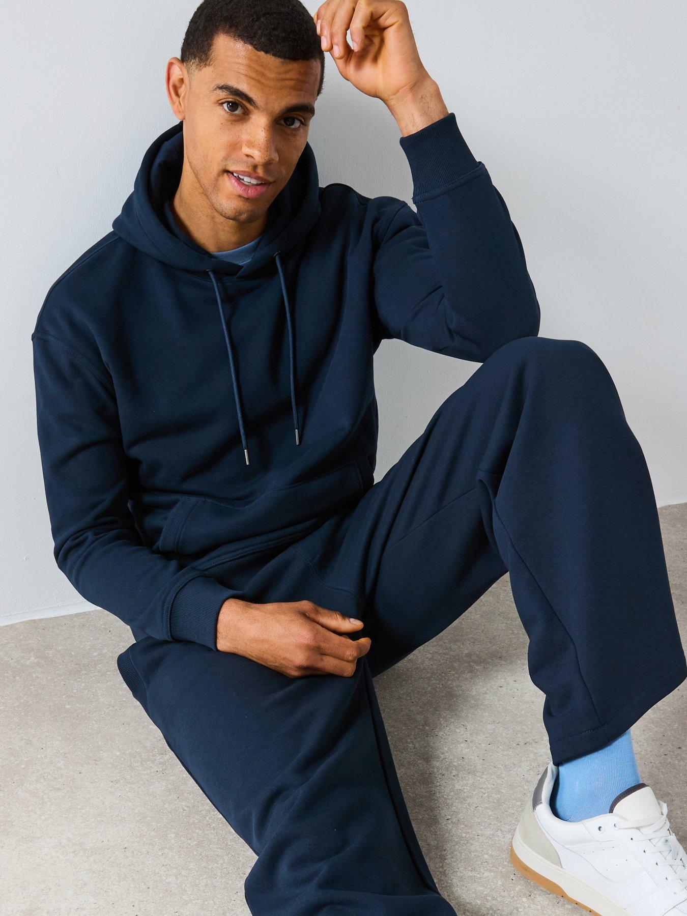 Very Man Essential Oversized Hoodie - Navy