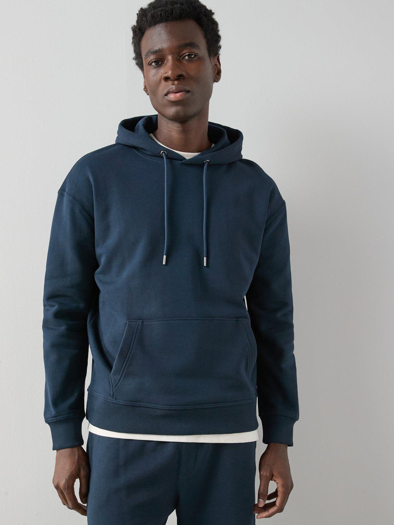 Image 1 of 6 of The Very Collection Essential Oversized Hoodie - Navy