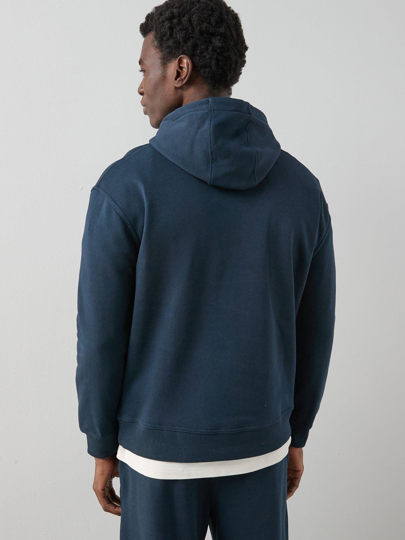 Image 2 of 6 of The Very Collection Essential Oversized Hoodie - Navy
