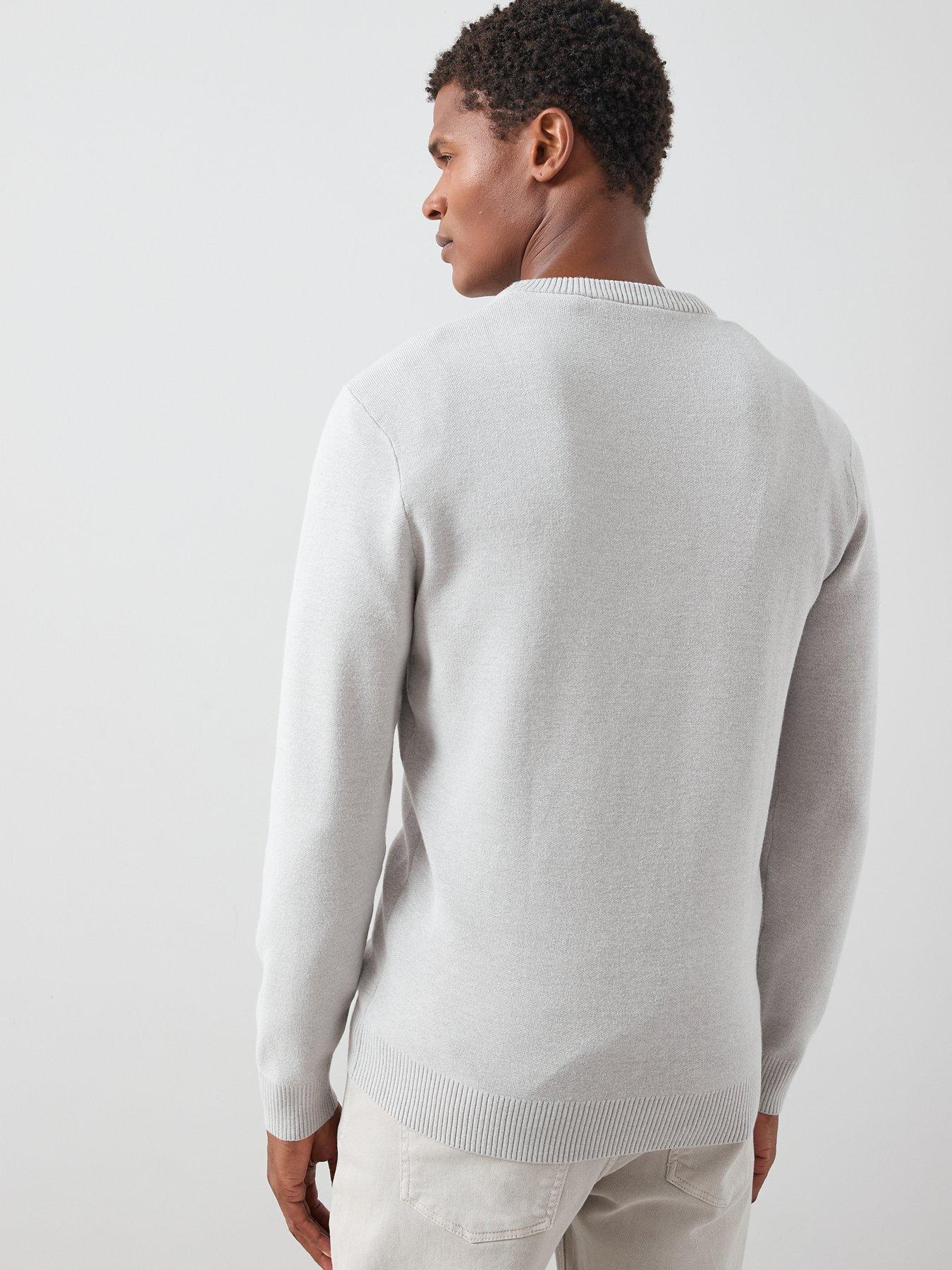 the-very-collection-midweight-knitted-crew-neck-jumper-light-greystillFront