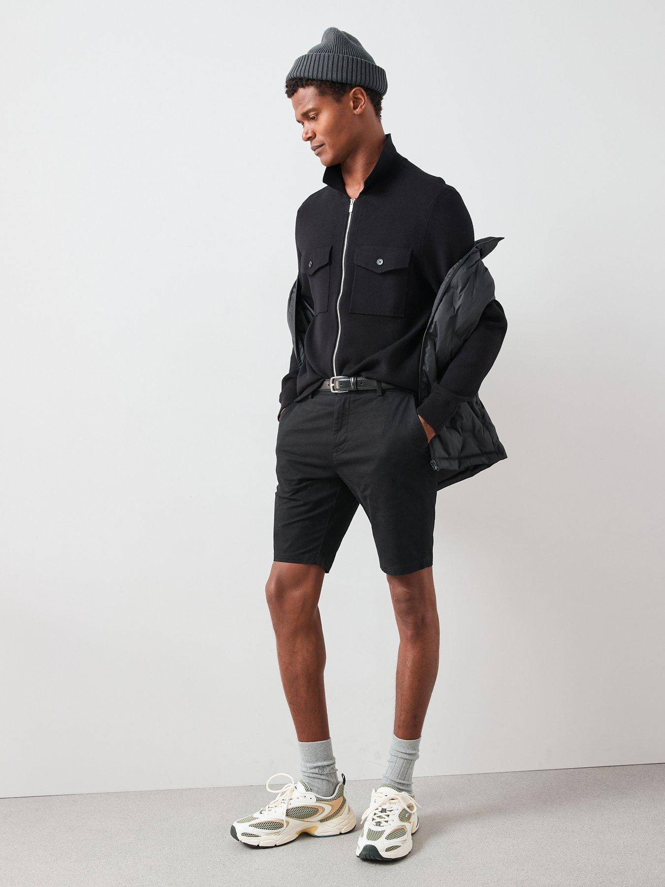 the-very-collection-midweight-knitted-zip-shacket-blackdetail