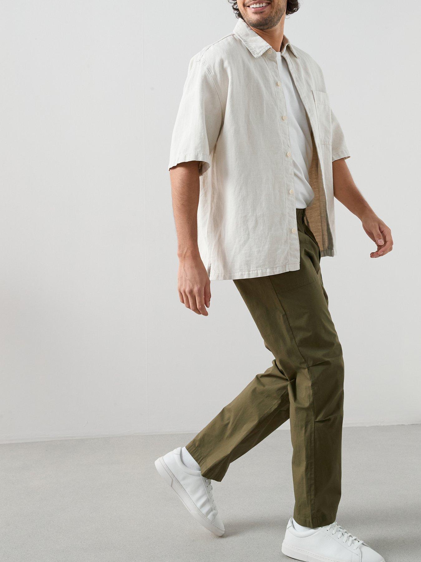 the-very-collection-cotton-rich-ripstop-trouser-khakiback