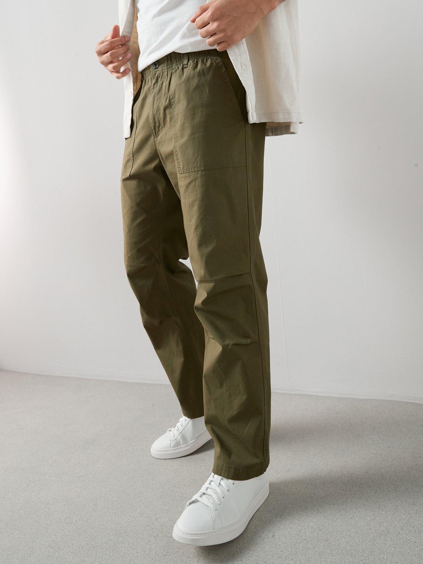 the-very-collection-cotton-rich-ripstop-trouser-khakioutfit