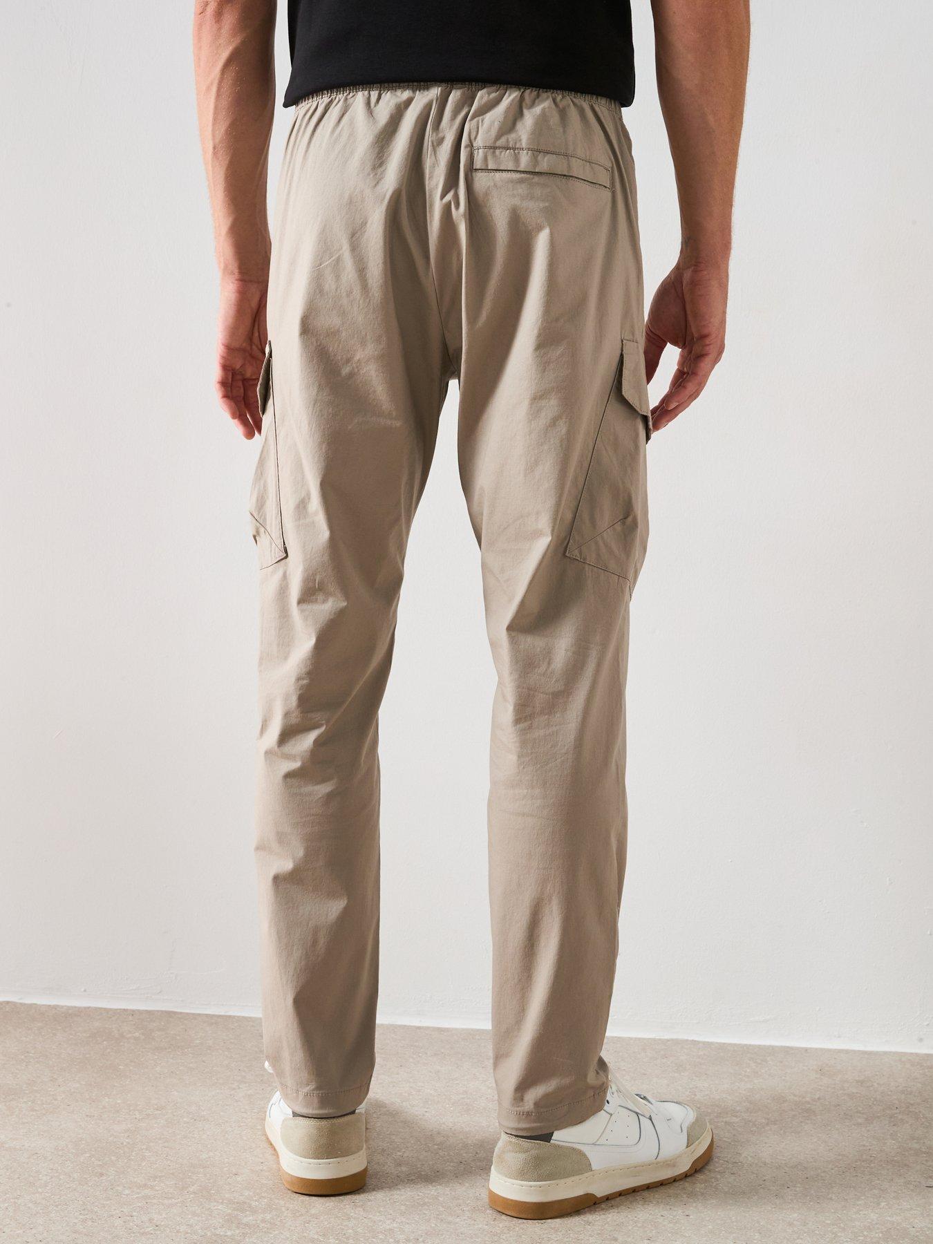 the-very-collection-tech-cargo-trouser-stonestillFront