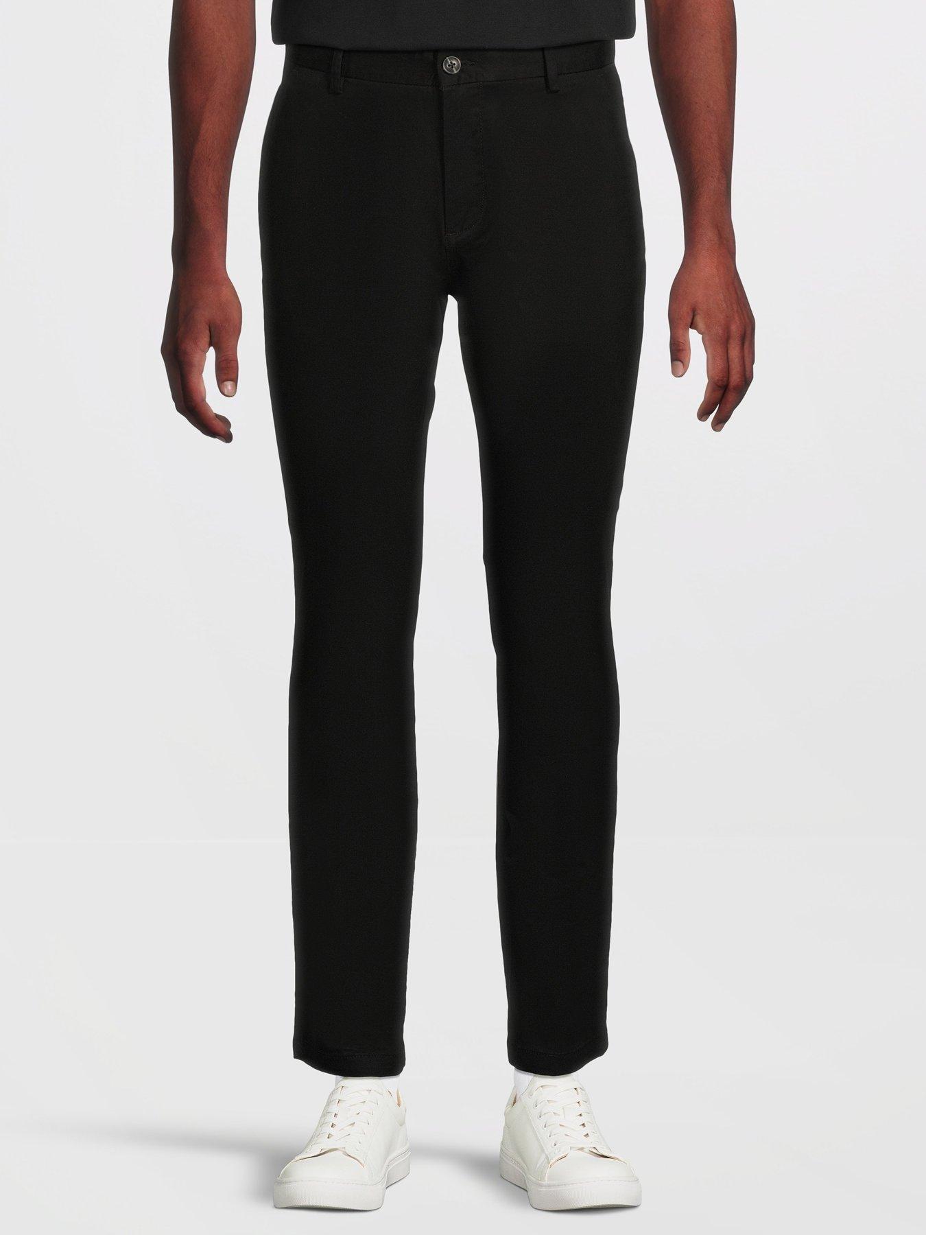Image 2 of 6 of The Very Collection 2 Pack Slim Chino Trousers - Black