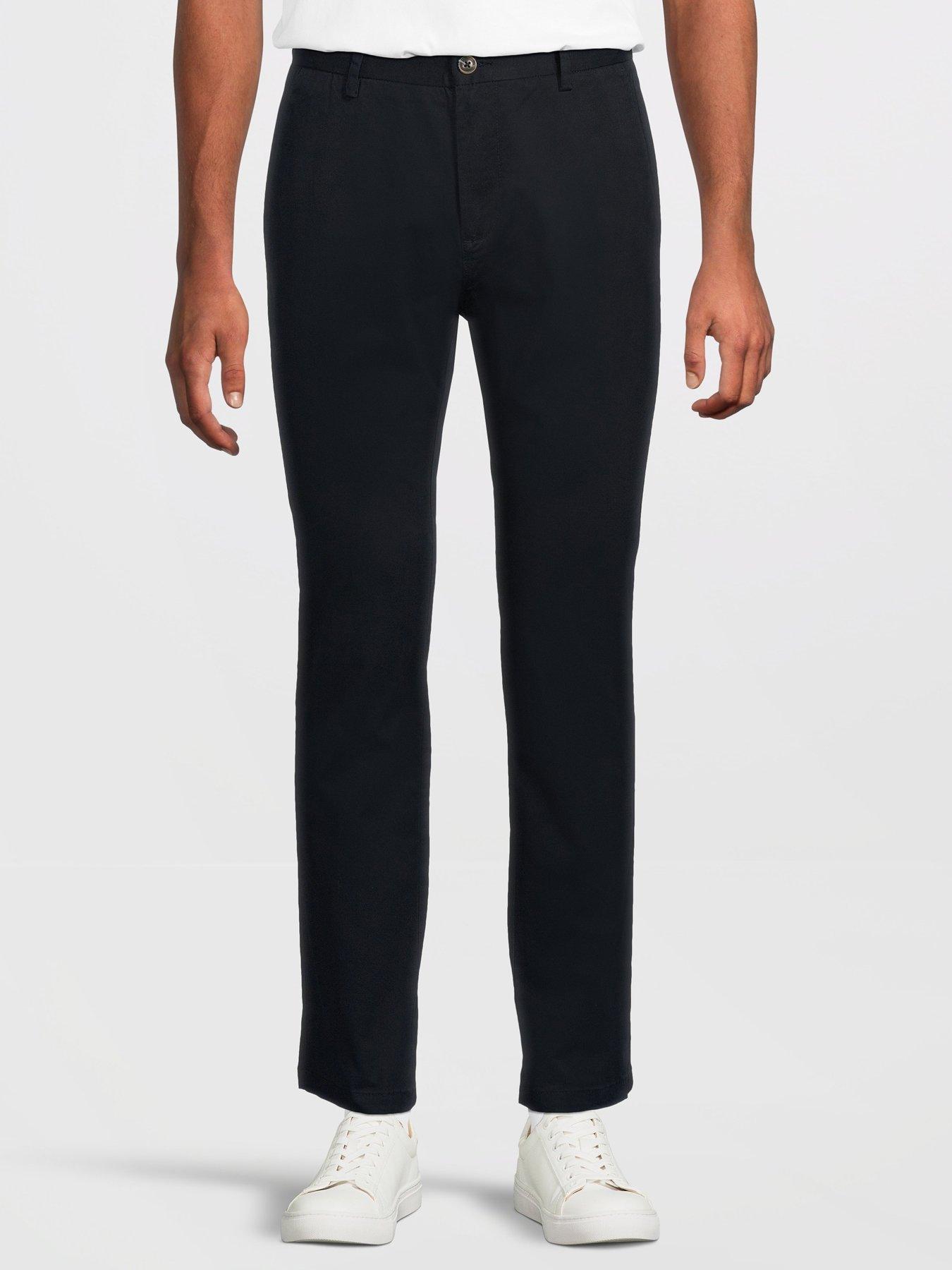 Image 2 of 6 of The Very Collection 2 Pack Cotton Rich Slim Chino Trousers - Navy