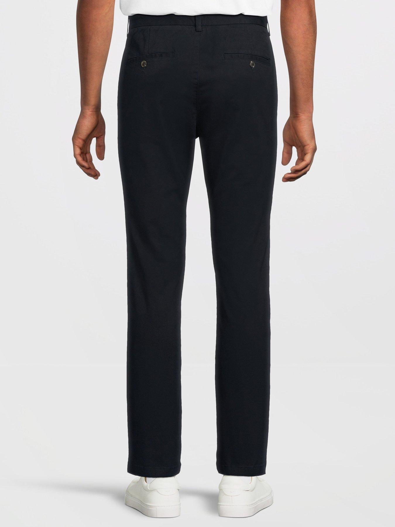Image 3 of 6 of The Very Collection 2 Pack Cotton Rich Slim Chino Trousers - Navy