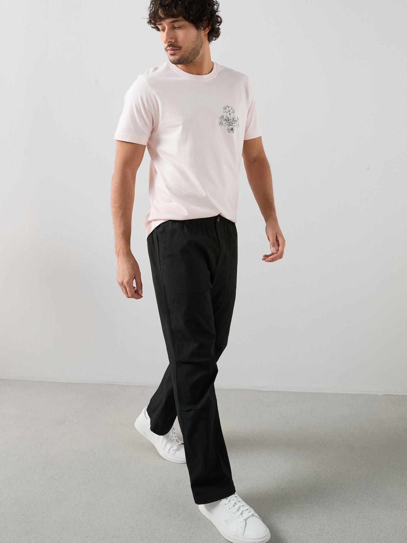 the-very-collection-cotton-rich-ripstop-trouser-black