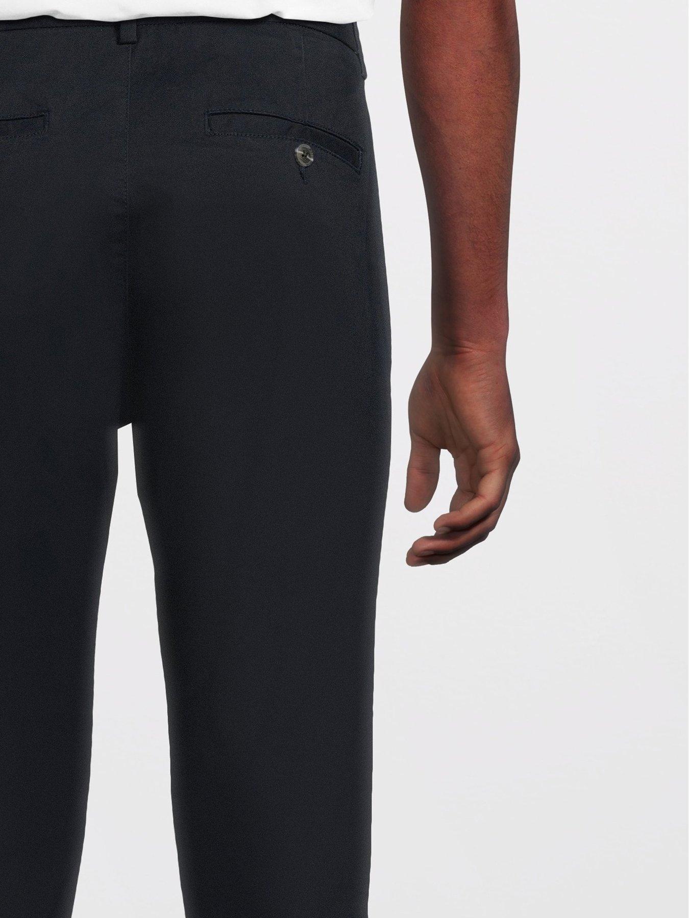 Image 6 of 6 of The Very Collection 2 Pack Slim Chino Trousers - Navy/Charcoal