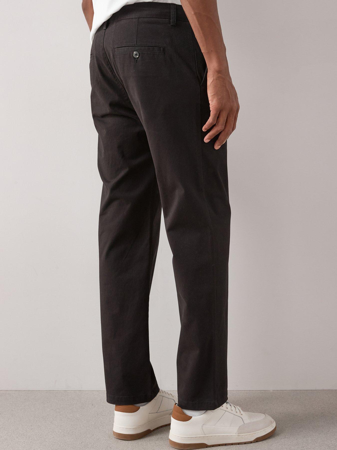the-very-collection-loose-fit-chino-trousersnbsp--blackstillFront