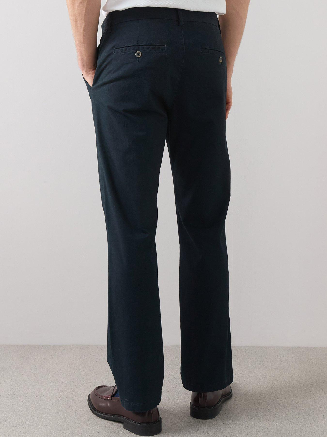 Image 2 of 7 of The Very Collection Cotton Rich Loose Fit Chino Trouser - Navy