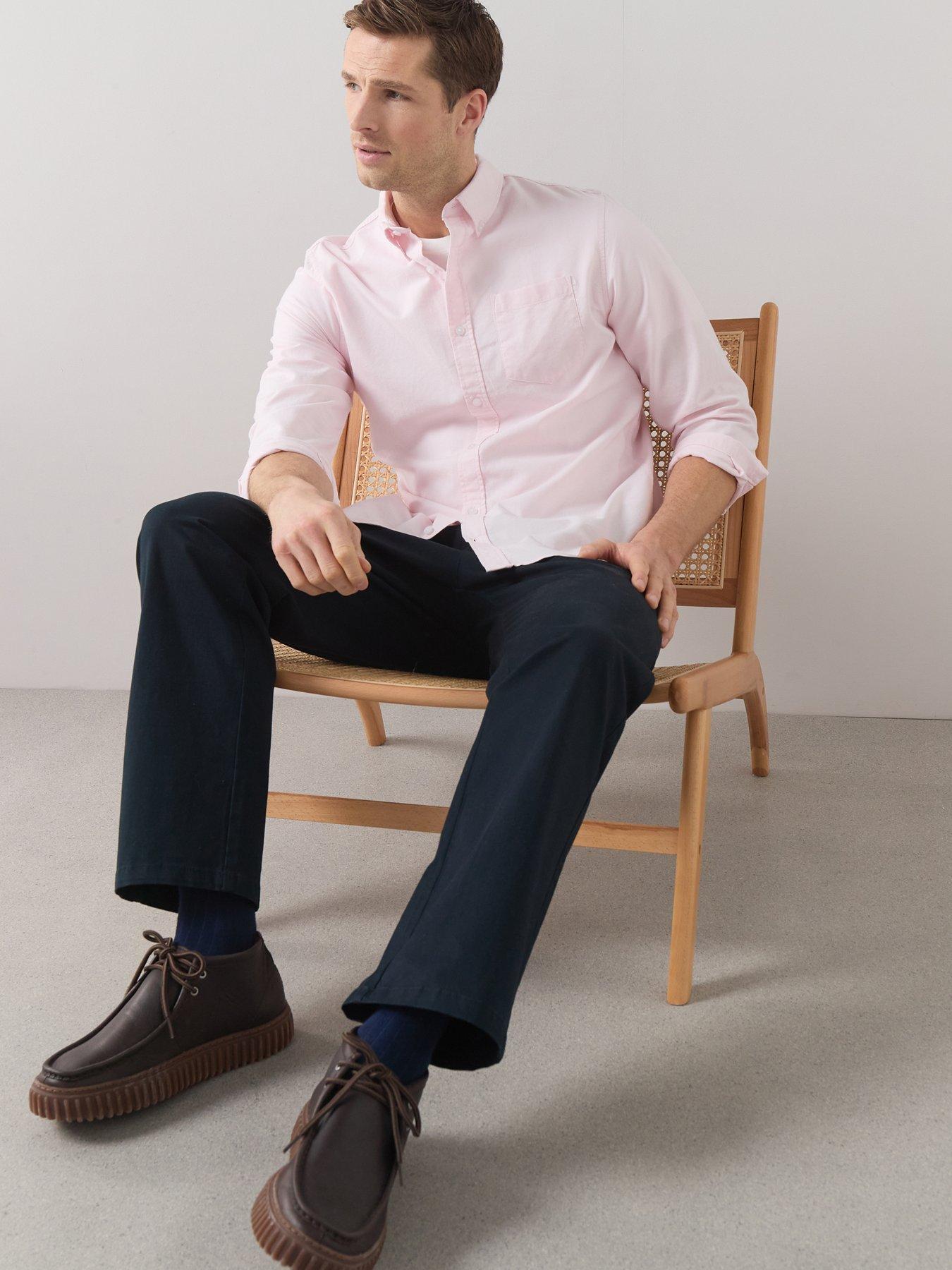 Image 5 of 7 of The Very Collection Cotton Rich Loose Fit Chino Trouser - Navy