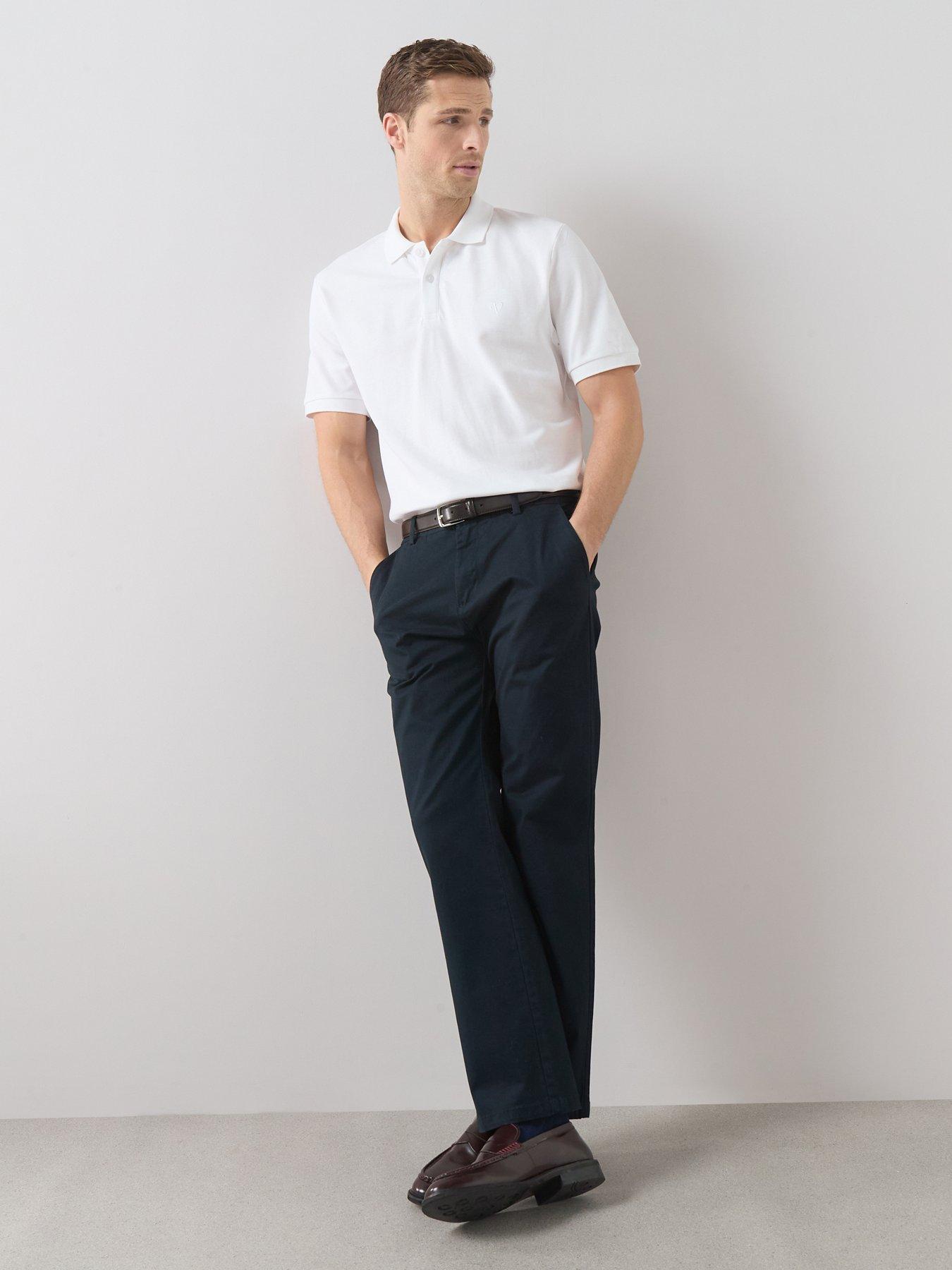 Image 6 of 7 of The Very Collection Cotton Rich Loose Fit Chino Trouser - Navy