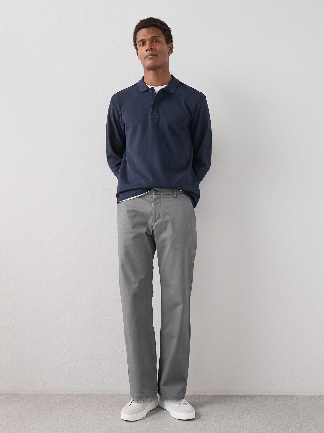 Image 5 of 7 of The Very Collection Loose Fit Chino Trouser - Charcoal