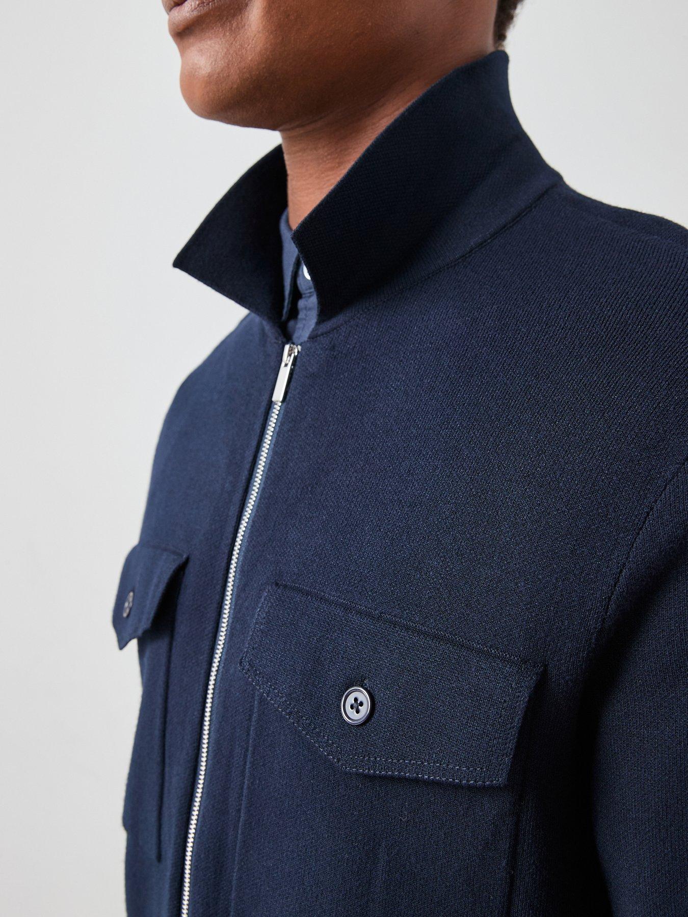 the-very-collection-midweight-knitted-zip-shacket-navyoutfit