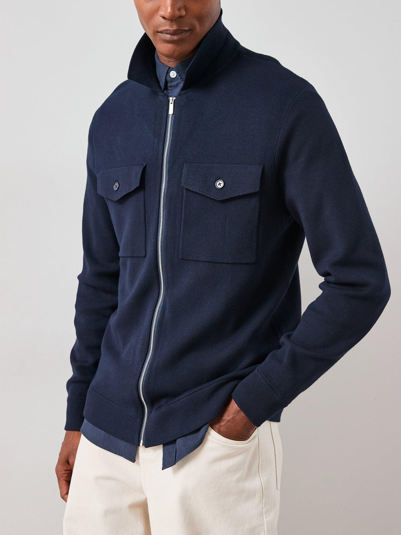 the-very-collection-midweight-knitted-zip-shacket-navydetail