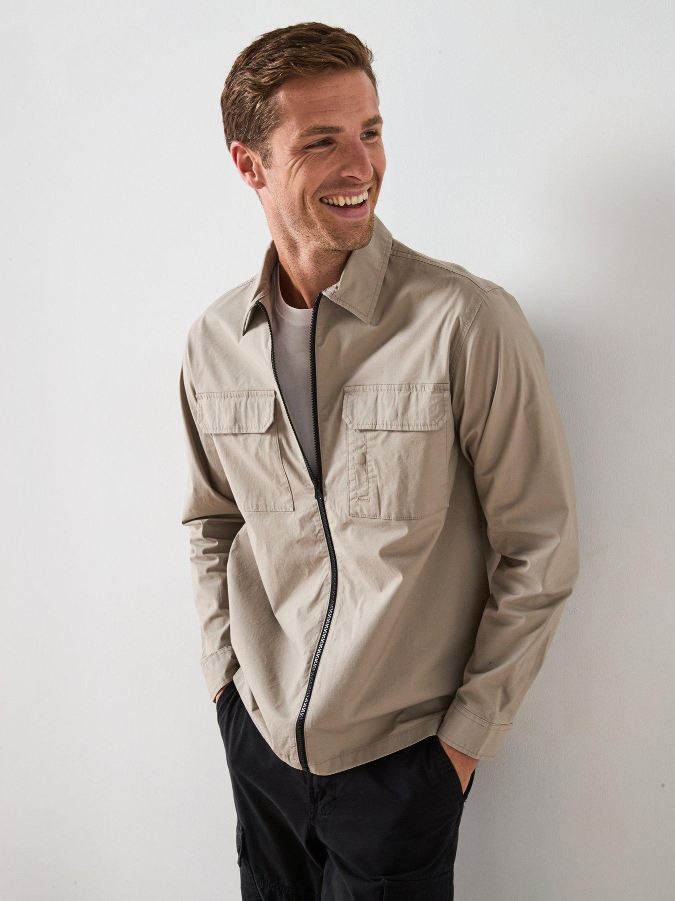 Very Man Tech Overshirt - Stone