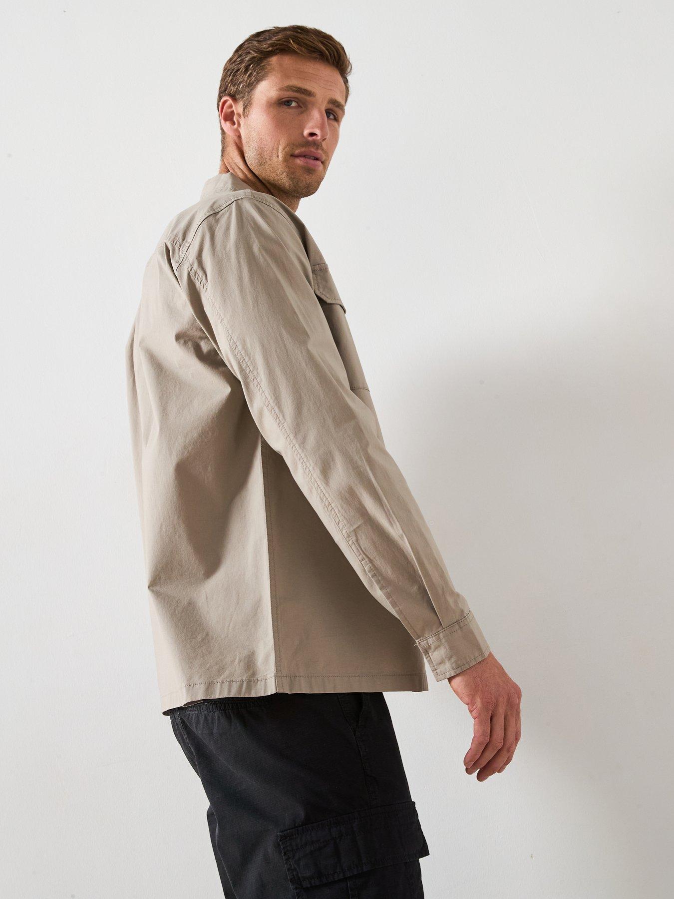 very-man-tech-overshirt-stonestillFront