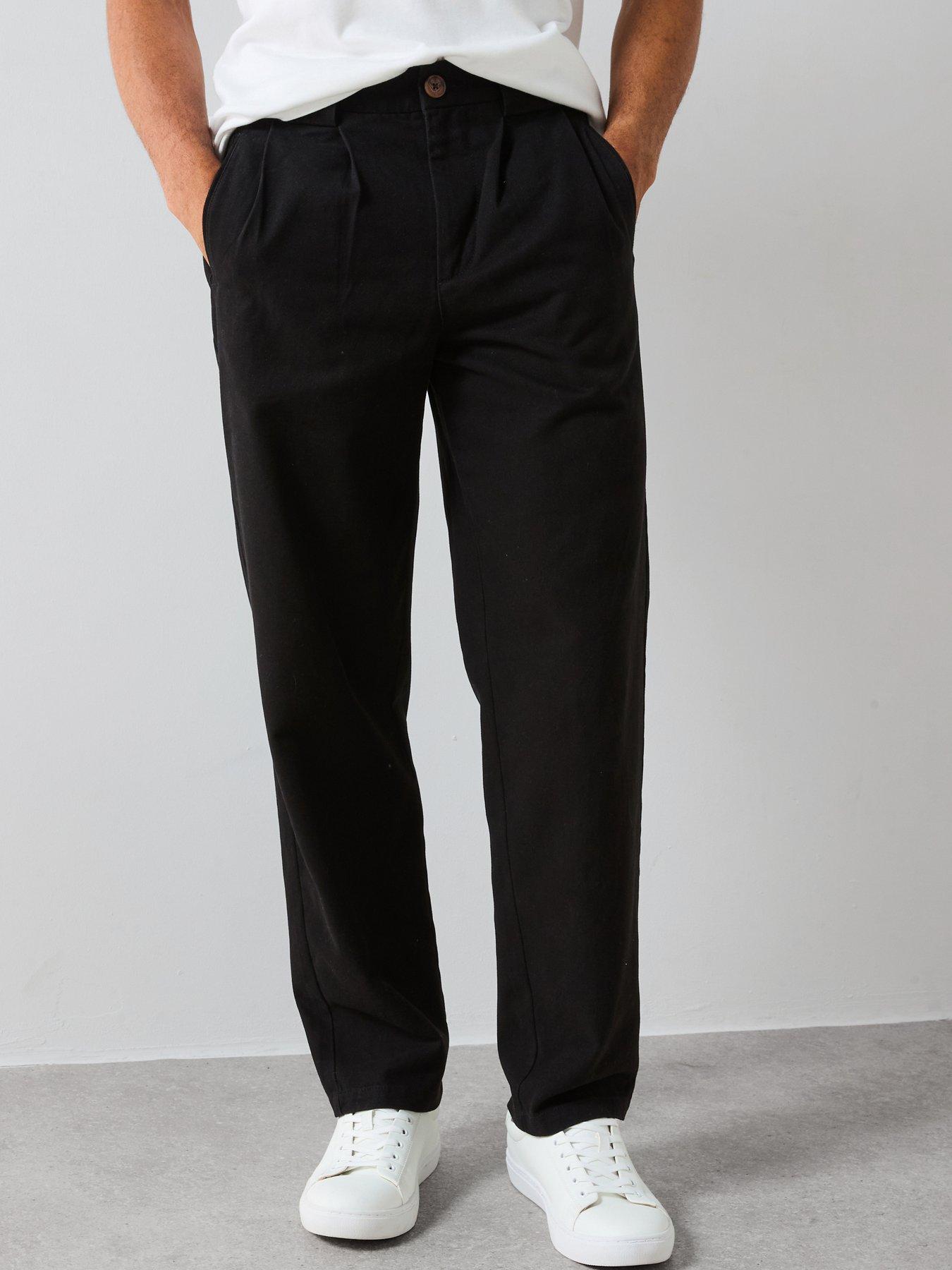 very-man-double-pleat-trousers-black