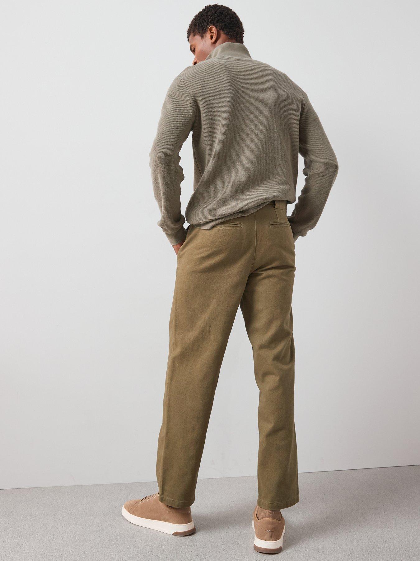 the-very-collection-double-pleat-trousers-khakistillFront