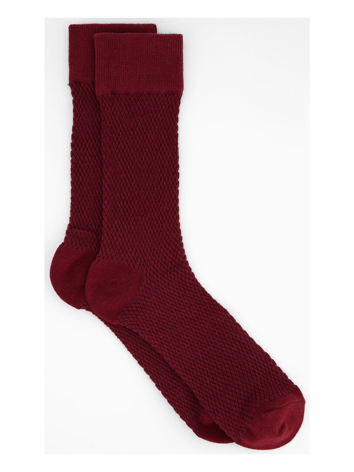 very-man-7-pack-assorted-textured-socks-blackbeigekhakiblueburgundystillFront