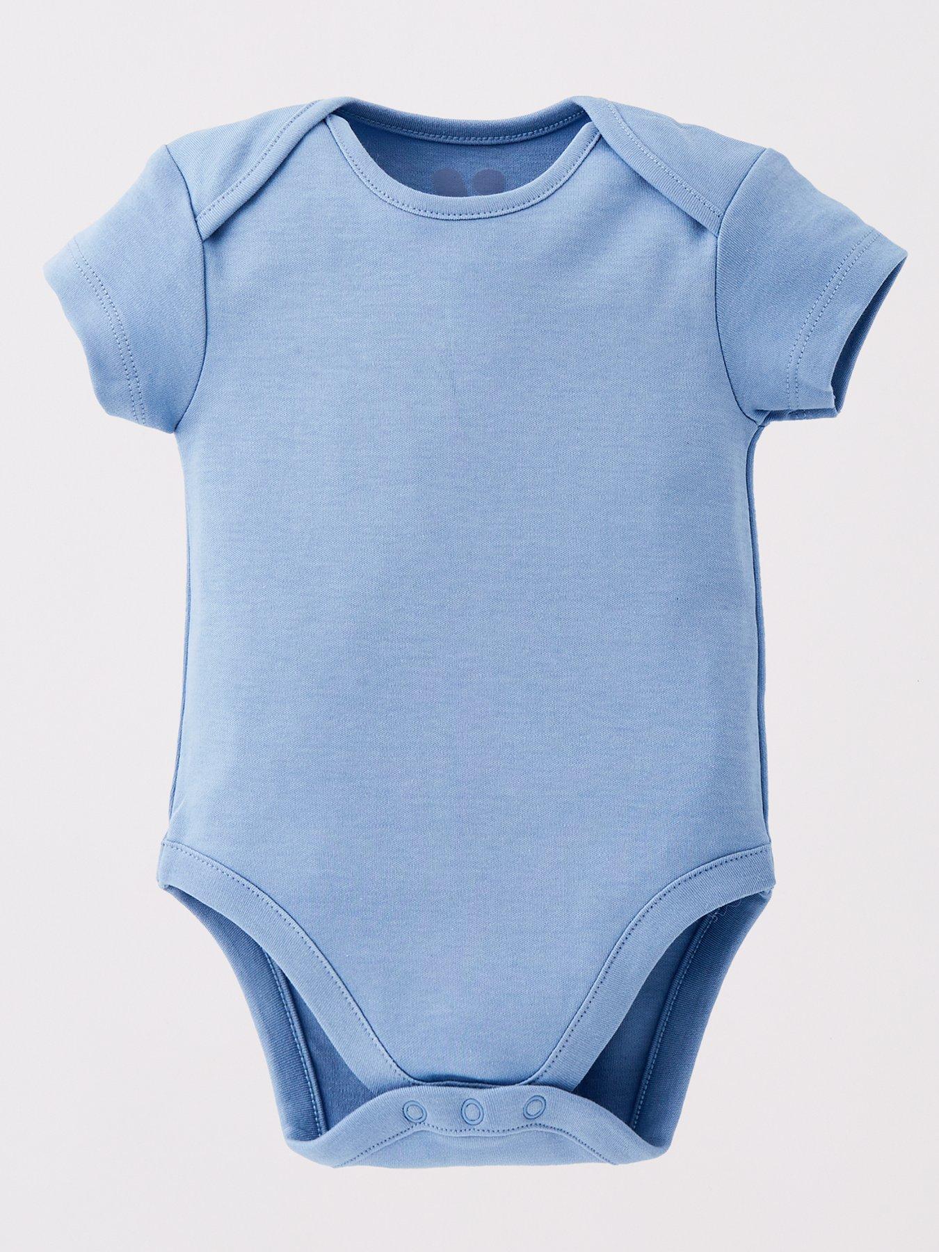 Image 2 of 5 of The Very Collection Baby Boy Short Sleeve 5 Pack Bodysuits
