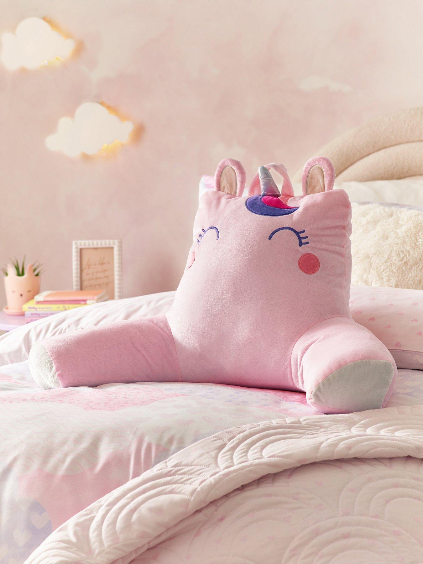 Catherine Lansfield Sparkle Unicorn Cuddle Filled Cushion