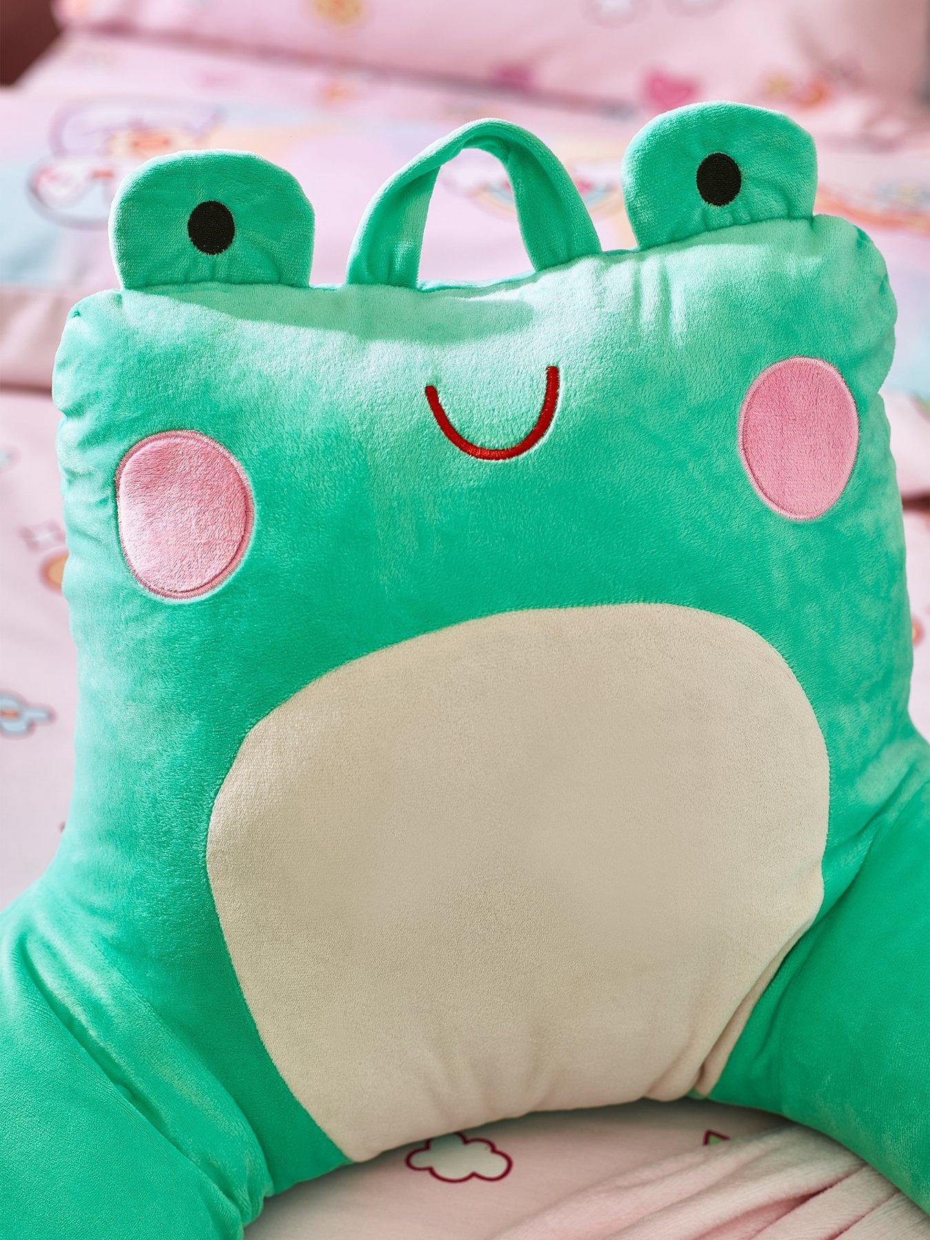 catherine-lansfield-fran-the-frog-cuddle-filled-cushionback