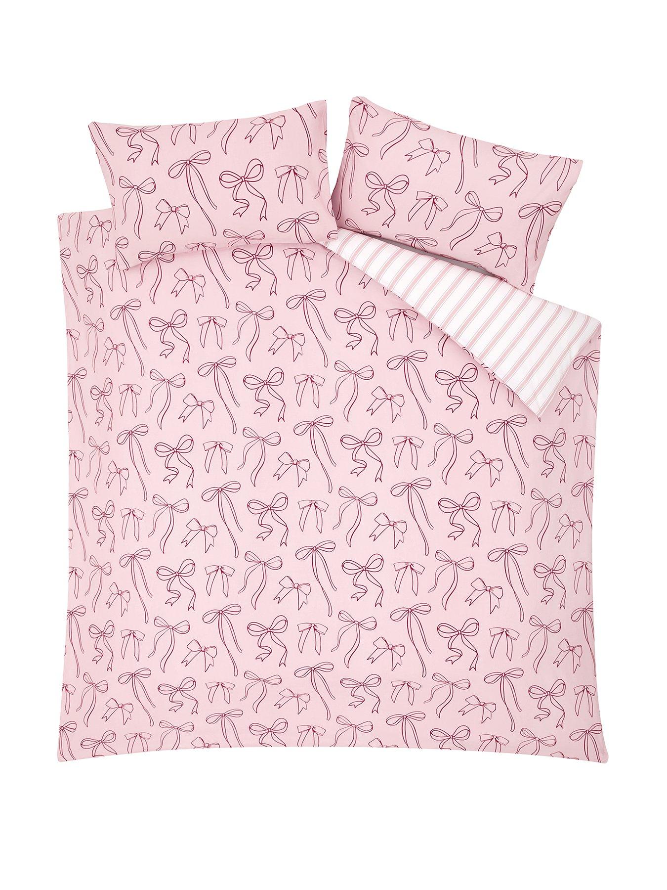Image 2 of 4 of The Very Collection Bow Print Duvet Cover Set