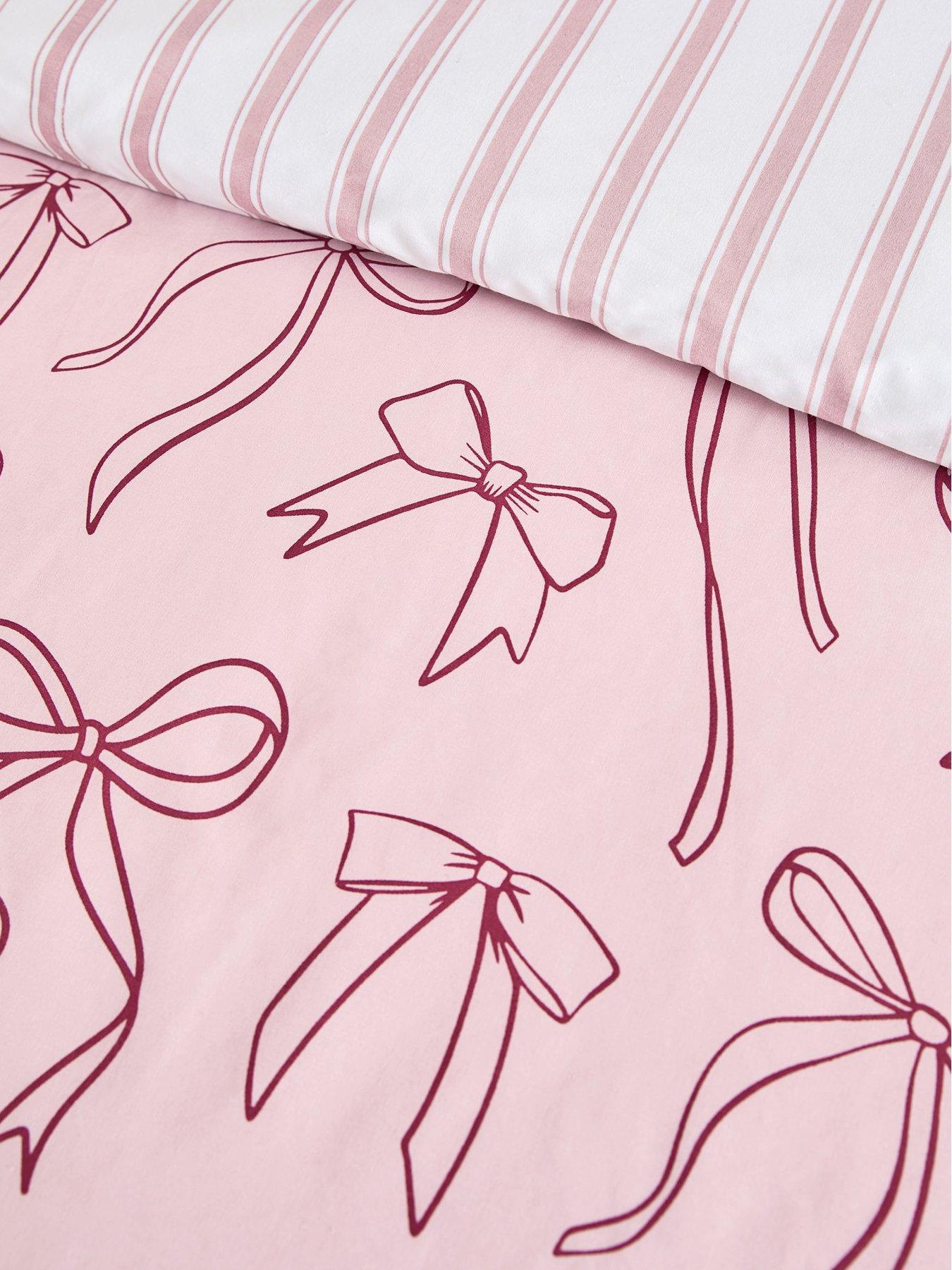 Image 4 of 4 of The Very Collection Bow Print Duvet Cover Set