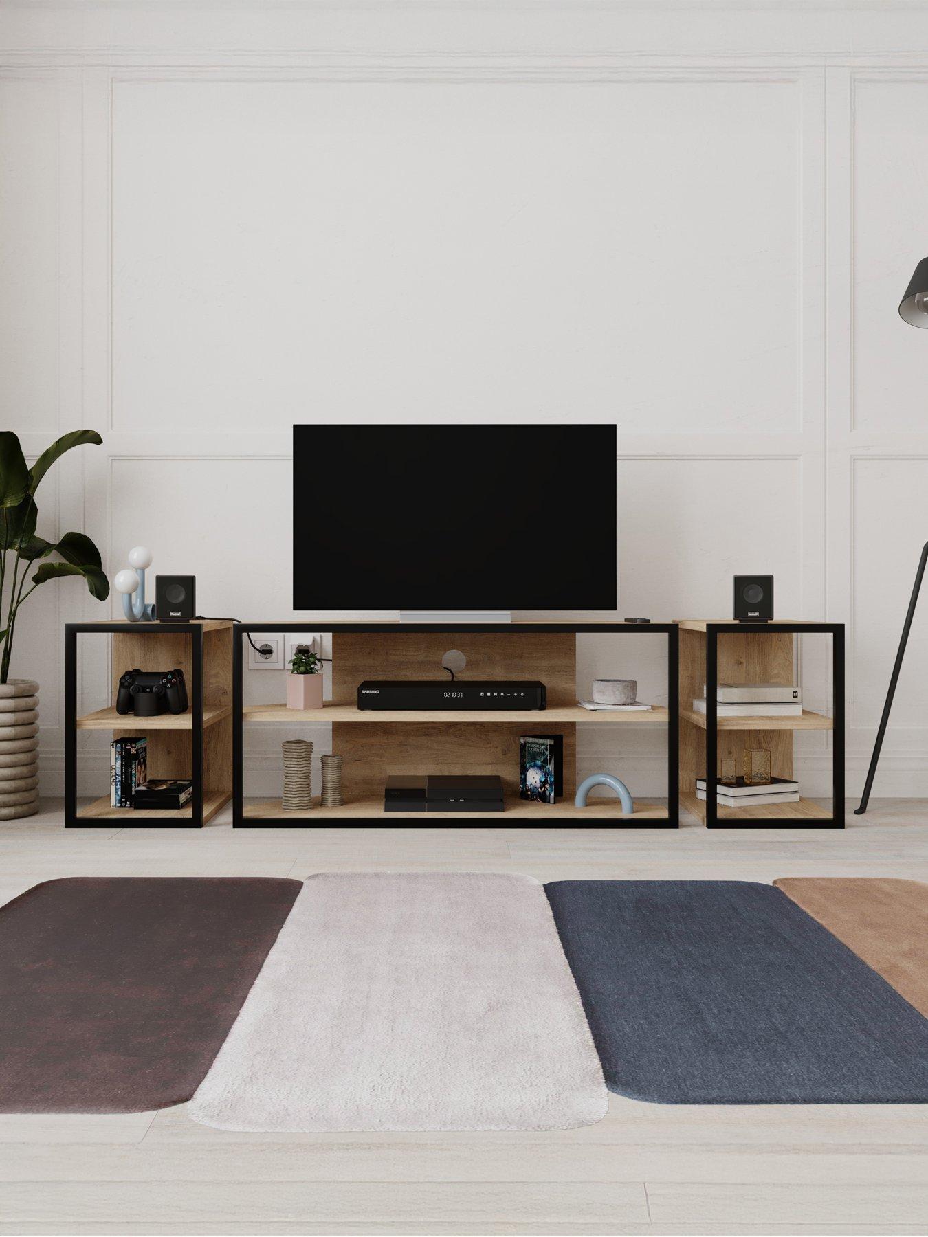 decortie-echo-tv-stand-side-tables-set-sapphire-oak