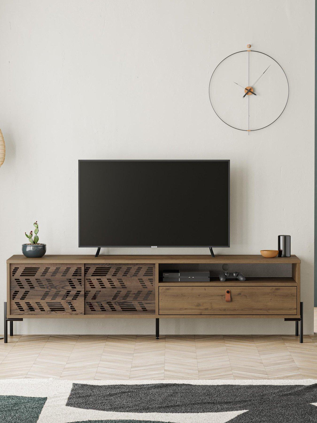 Decortie Dionysos Tv Stand - Dark Oak