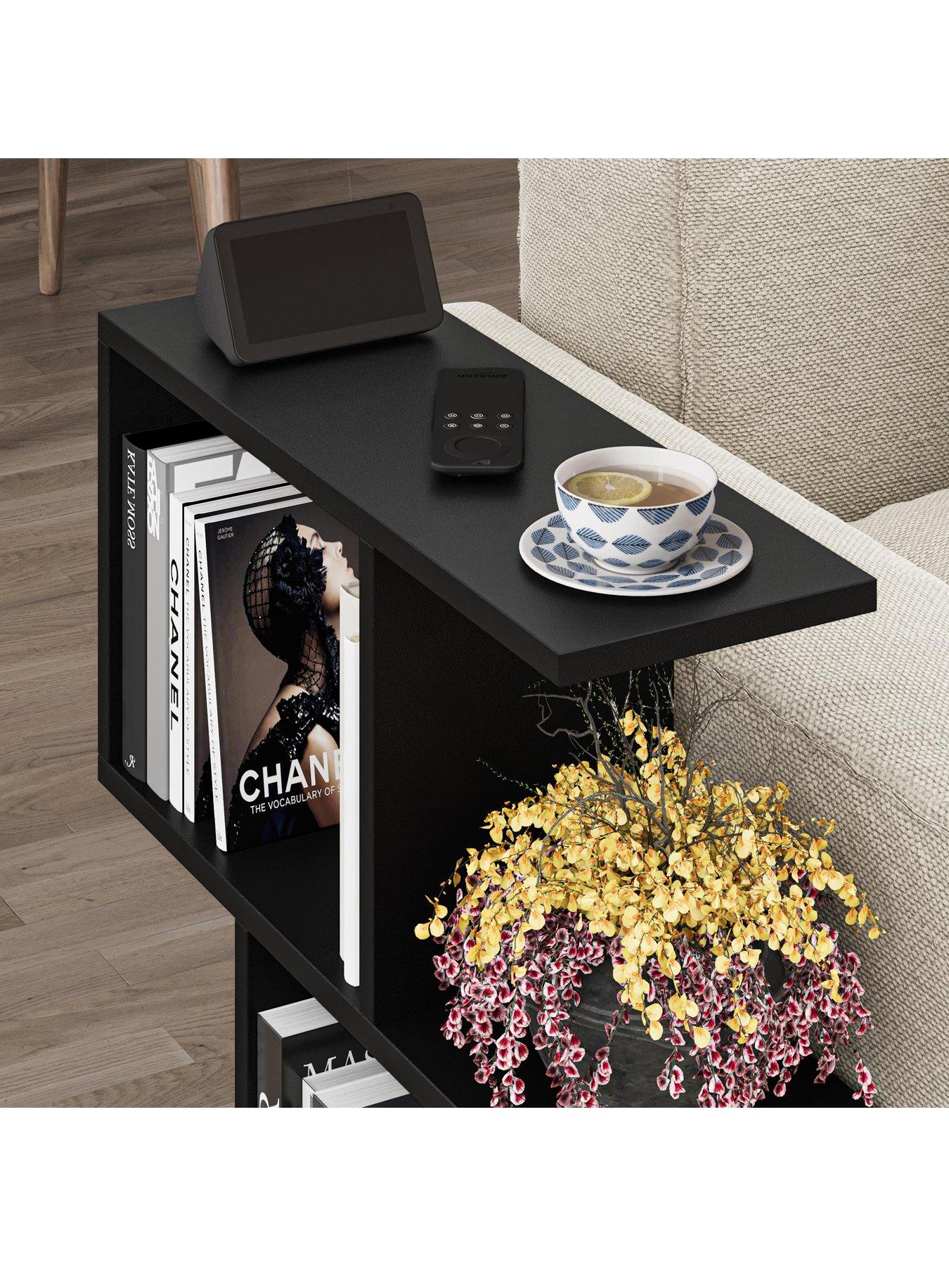 Image 3 of 7 of Decortie Homemania Sofa Side Table - Black