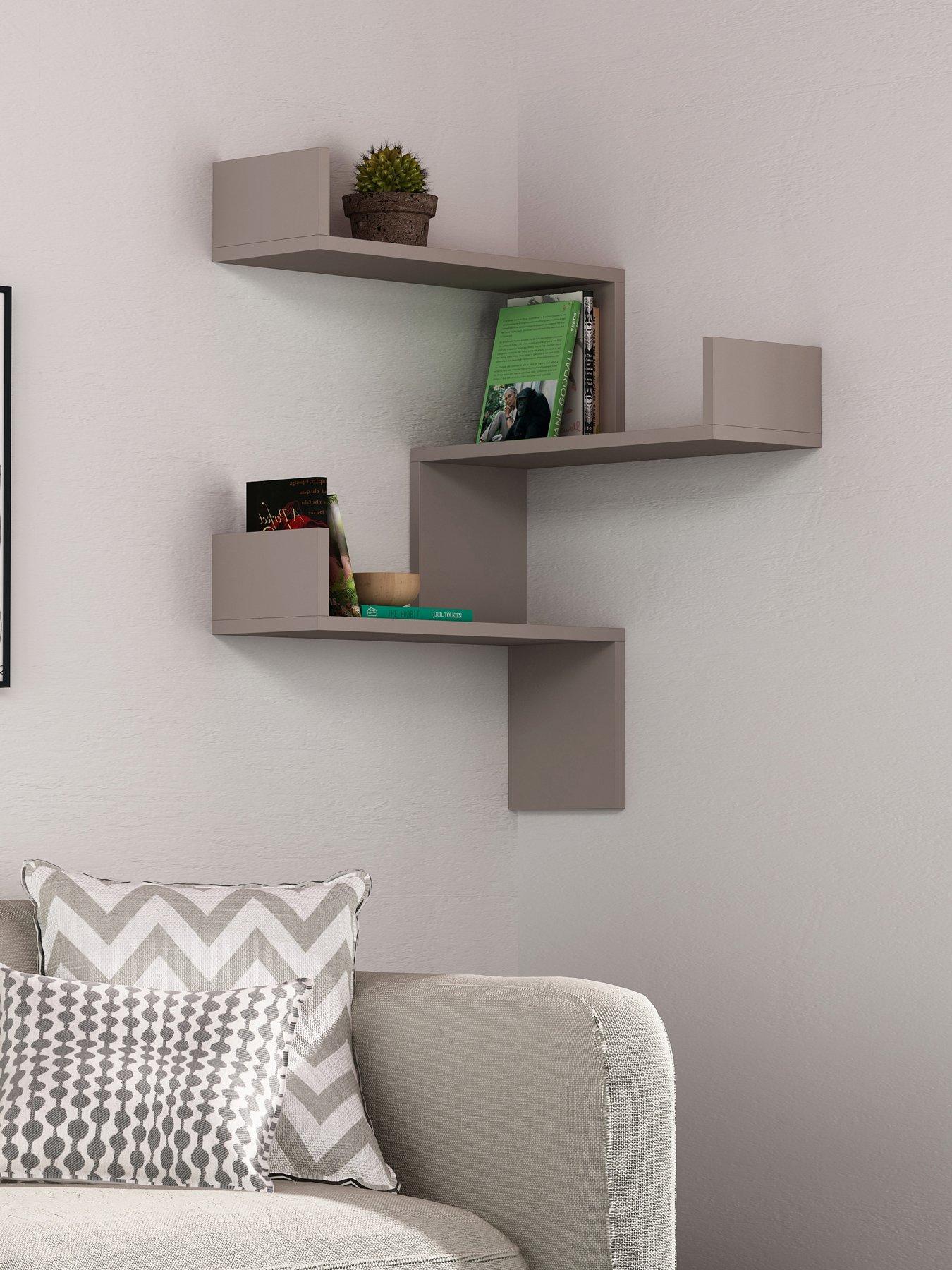 Decortie Luksa Corner Wall Shelf