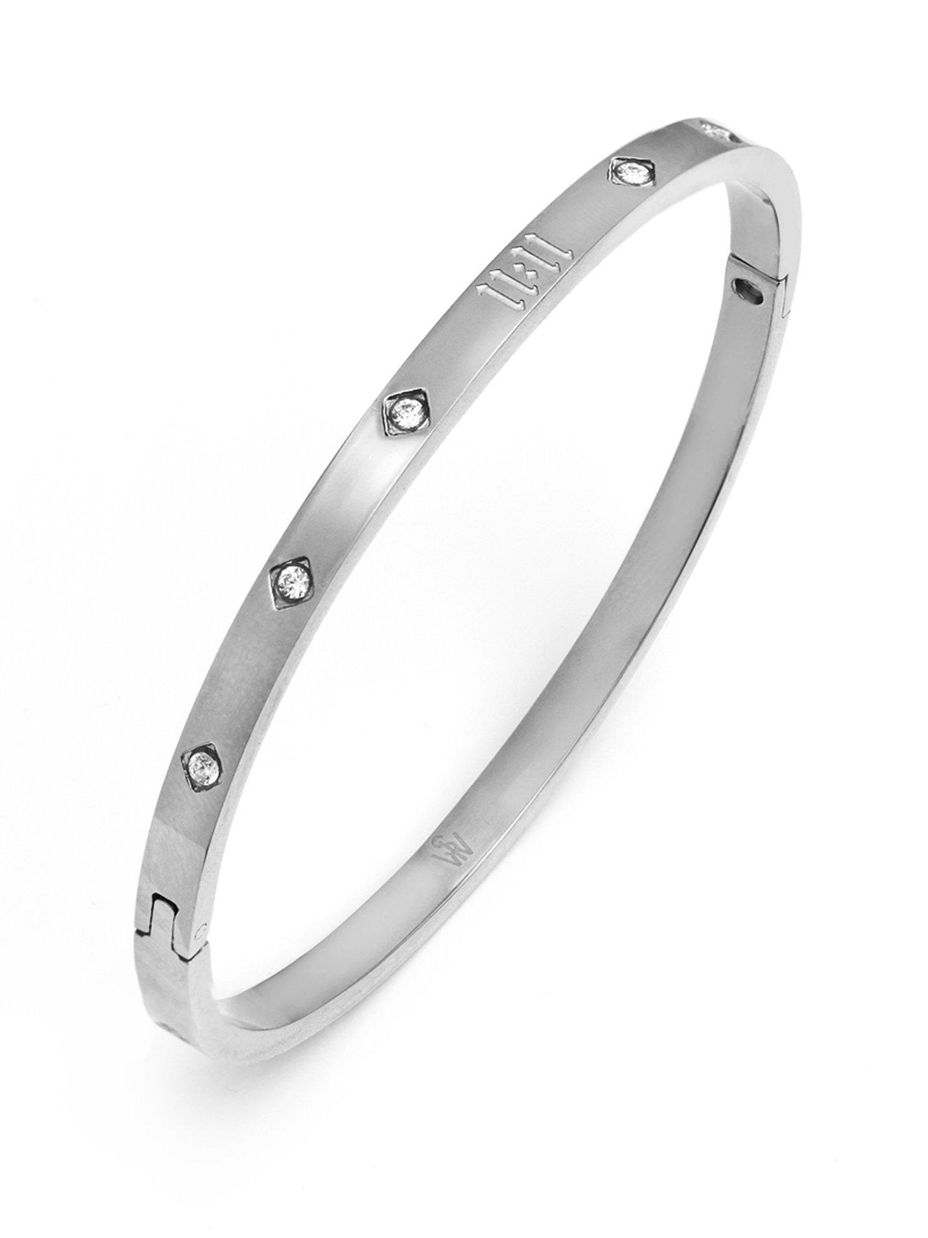 say-it-with-1111-bangle-silver